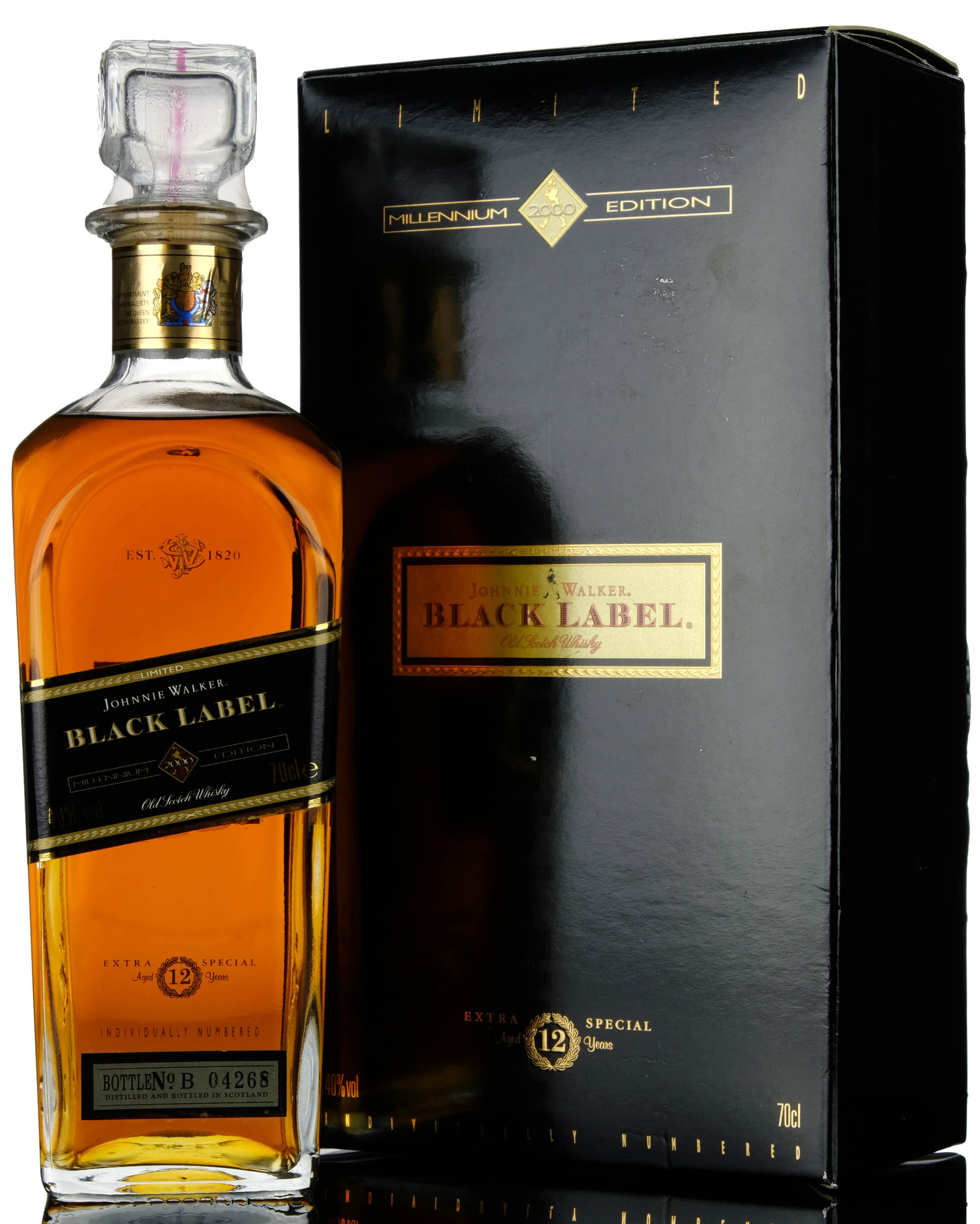 Johnnie Walker 12 Year Old - Black Label - Millennium Edition 2000