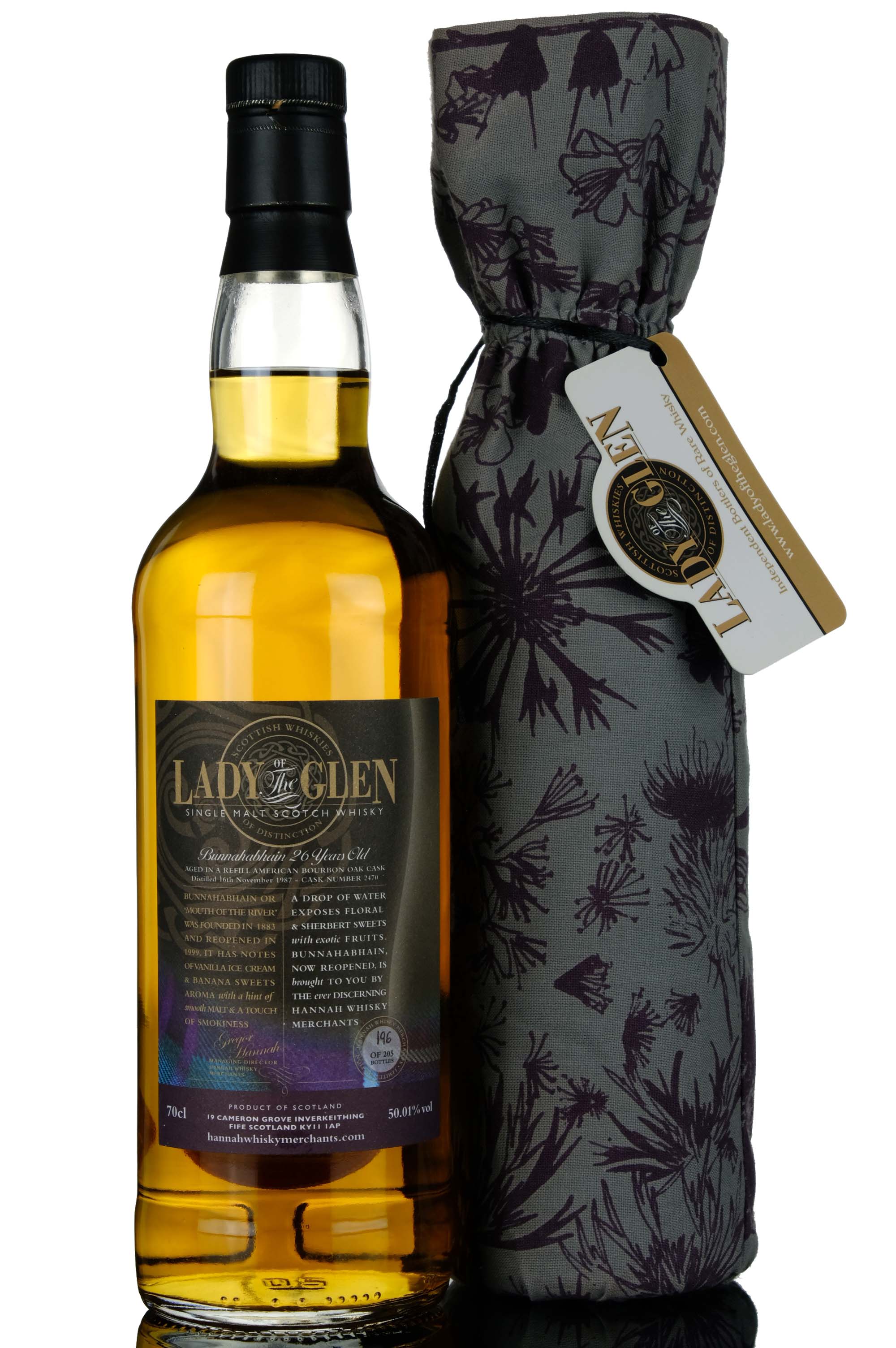 Bunnahabhain 1987-2014 - 26 Year Old - Lady Of The Glen - Single Cask 2470