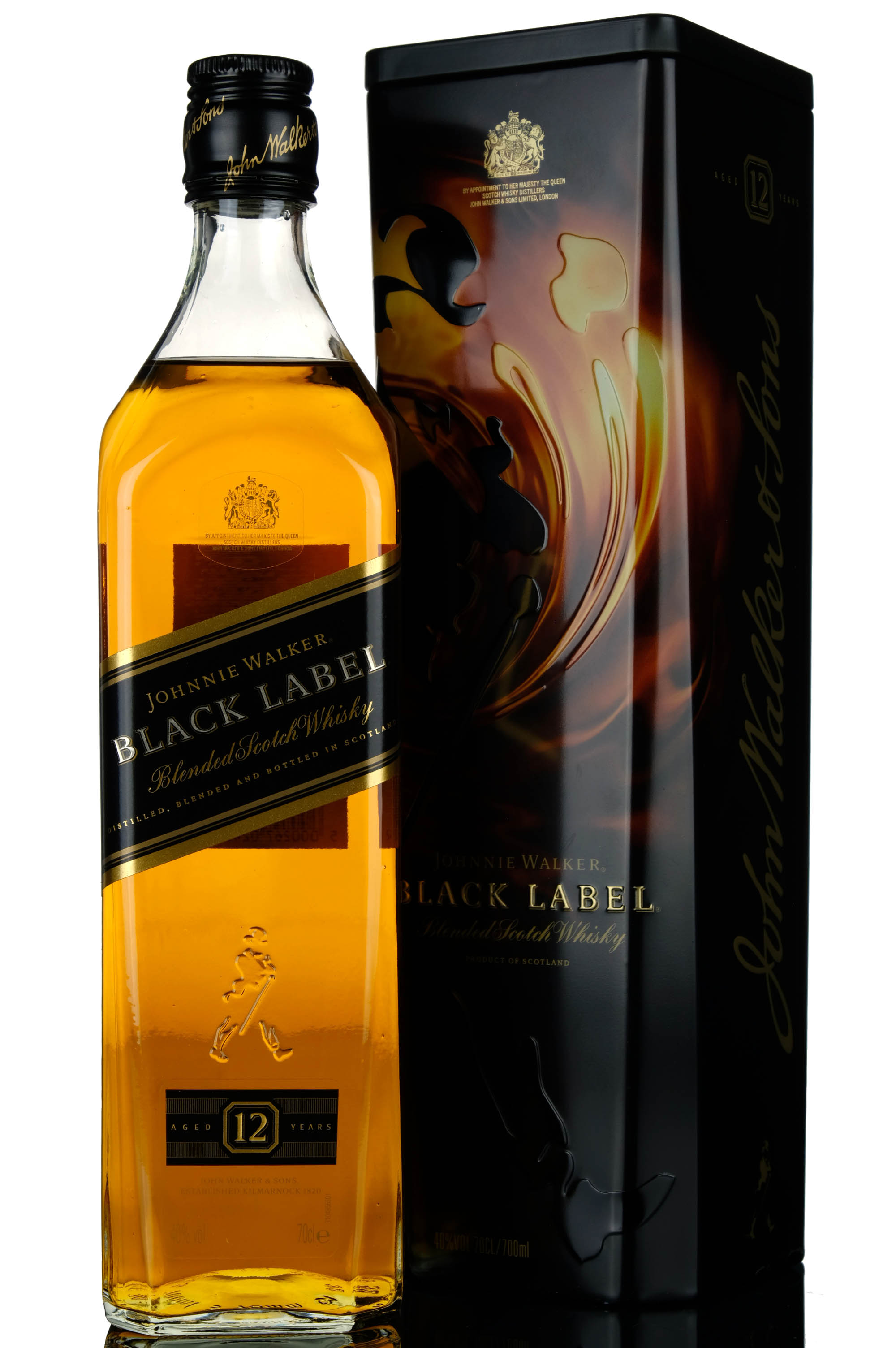 Johnnie Walker 12 Year Old - Black Label - Limited Edition Design By Marcel Christ