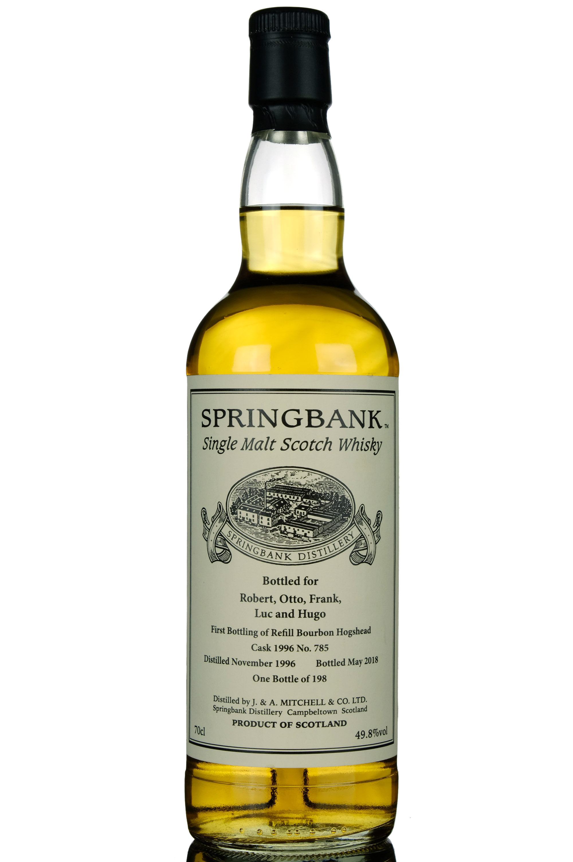 Springbank 1996-2018 - 21 Year Old - Single Cask 785 - Private Bottling