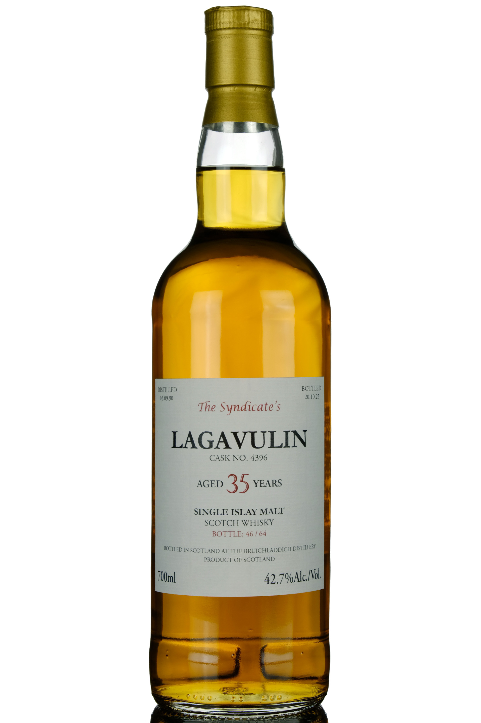 Lagavulin 1990-2025 - 35 Year Old - The Syndicates - Single Cask 4396