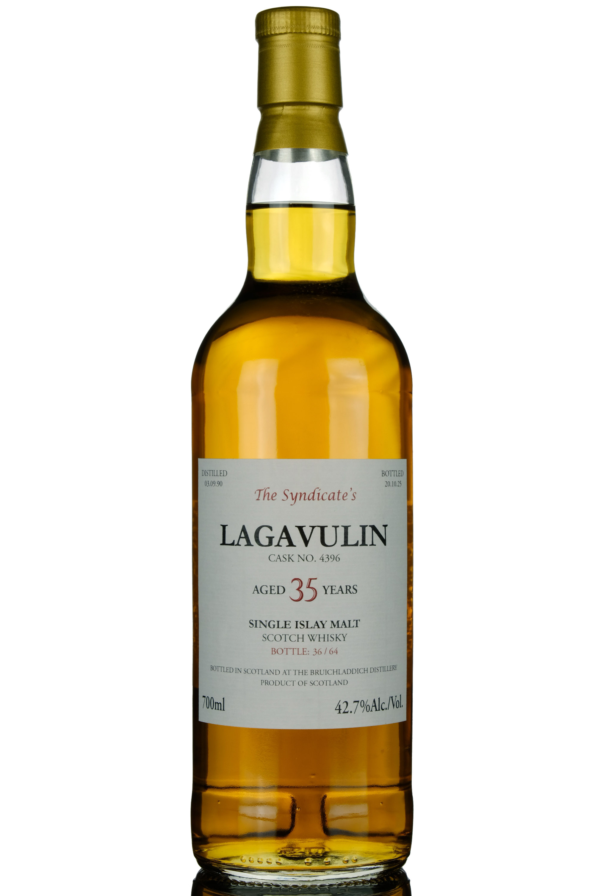 Lagavulin 1990-2025 - 35 Year Old - The Syndicates - Single Cask 4396