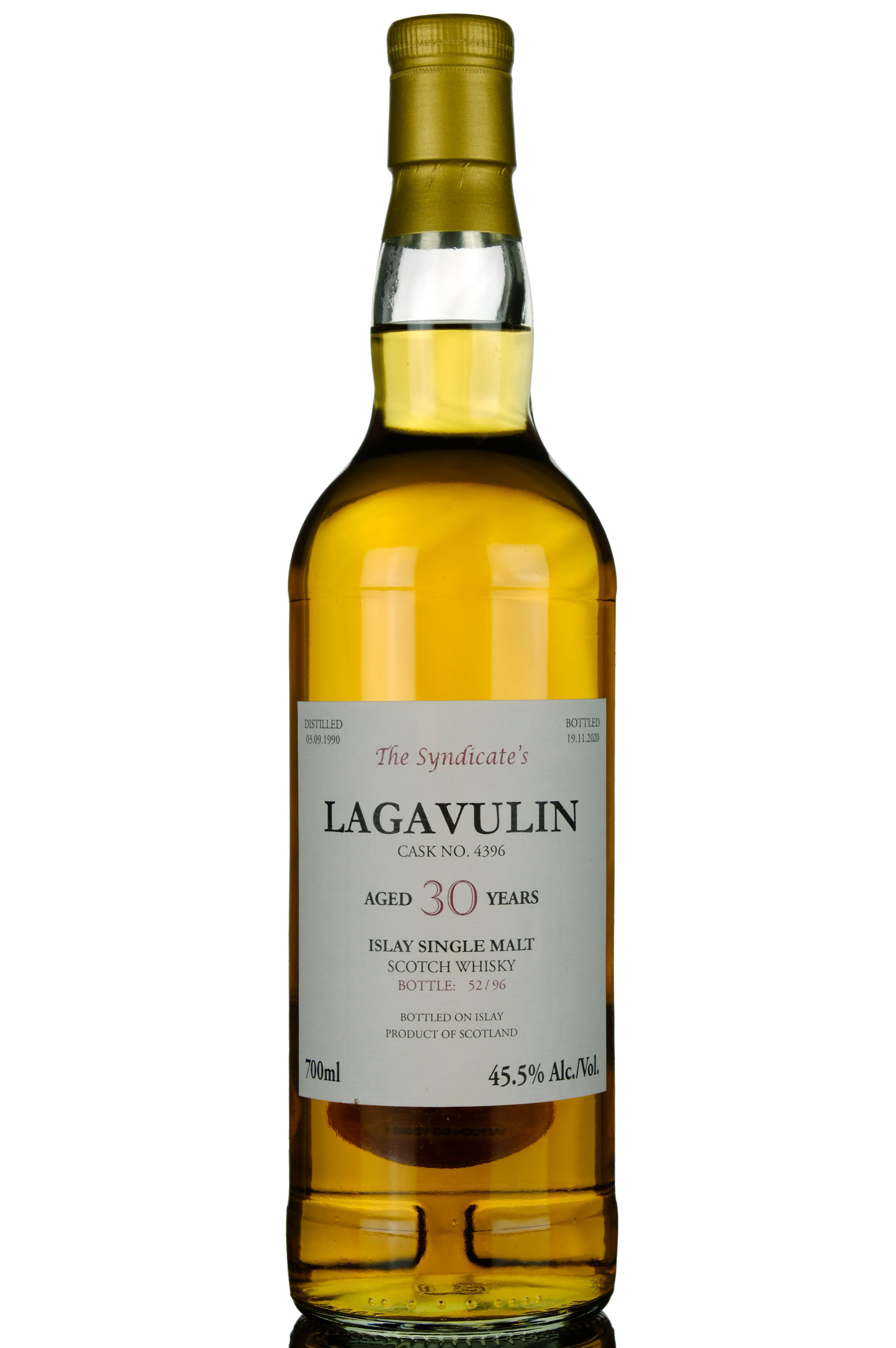 Lagavulin 1990-2020 - 30 Year Old - The Syndicates - Single Cask 4396