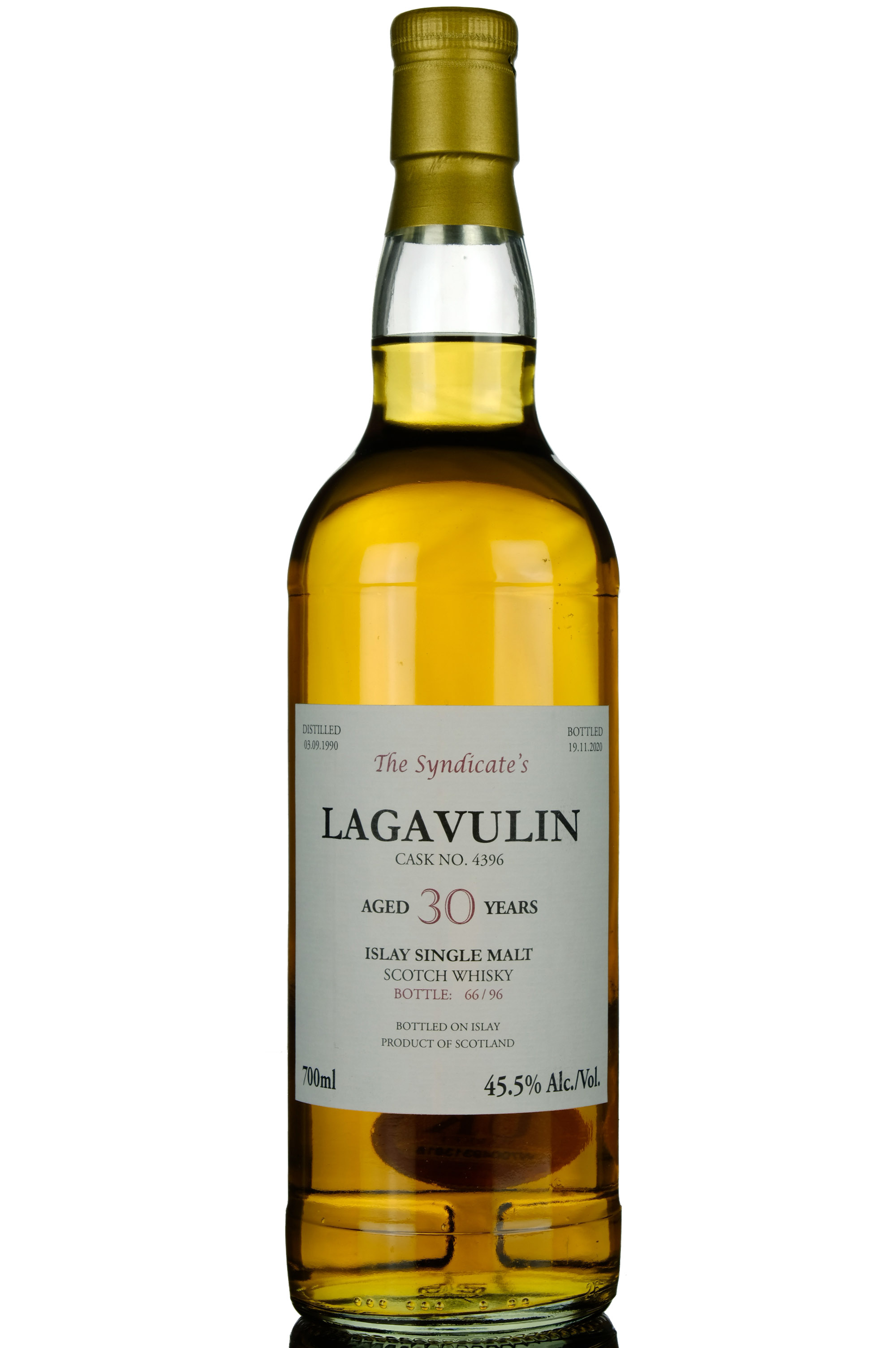 Lagavulin 1990-2020 - 30 Year Old - The Syndicates - Single Cask 4396