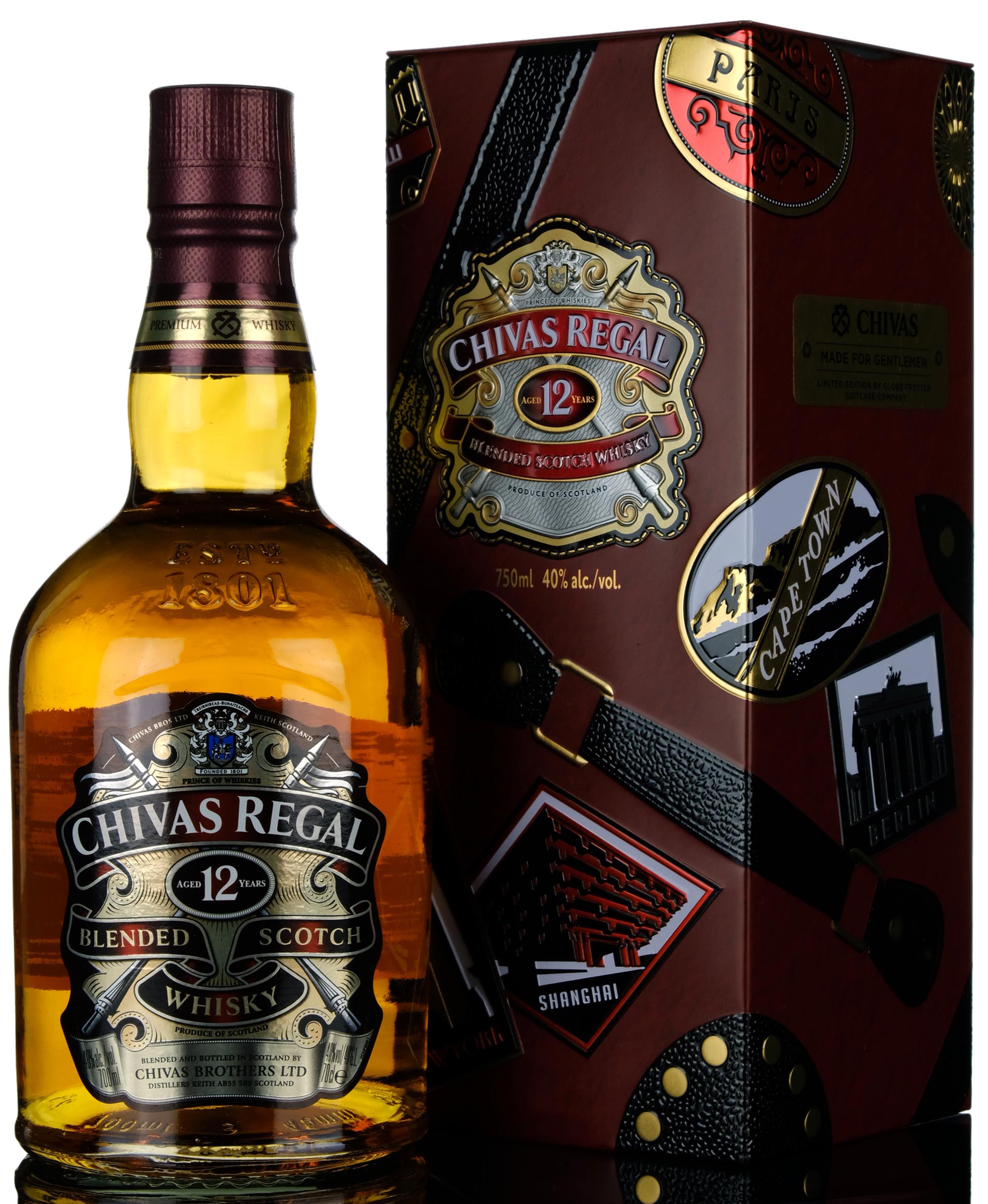 Chivas Regal 12 Globetrotter Limited Edition Tin 2015 Release
