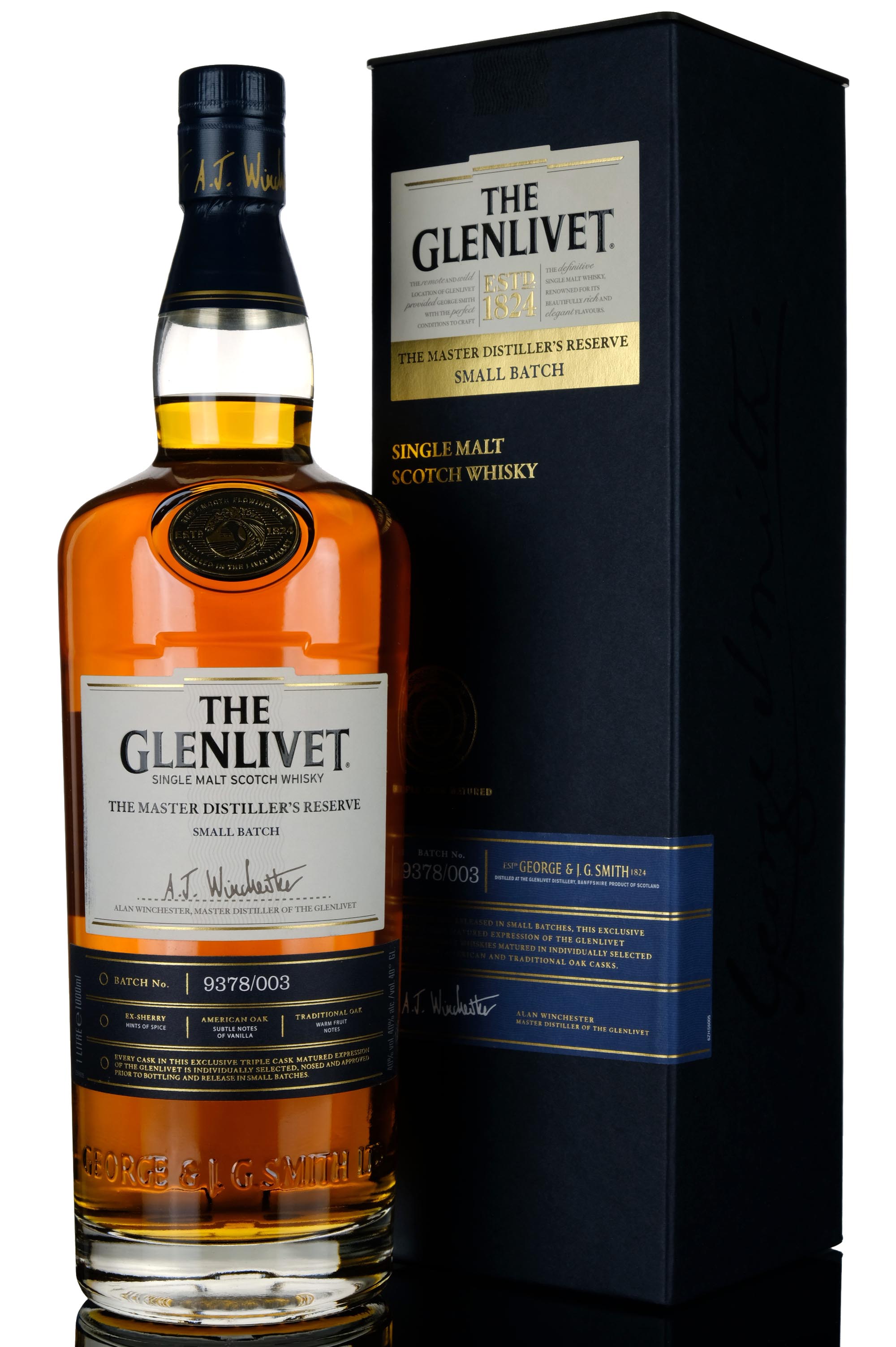 Glenlivet The Master Distillers Reserve - Batch 3 - 2015 Release - 1 Litre