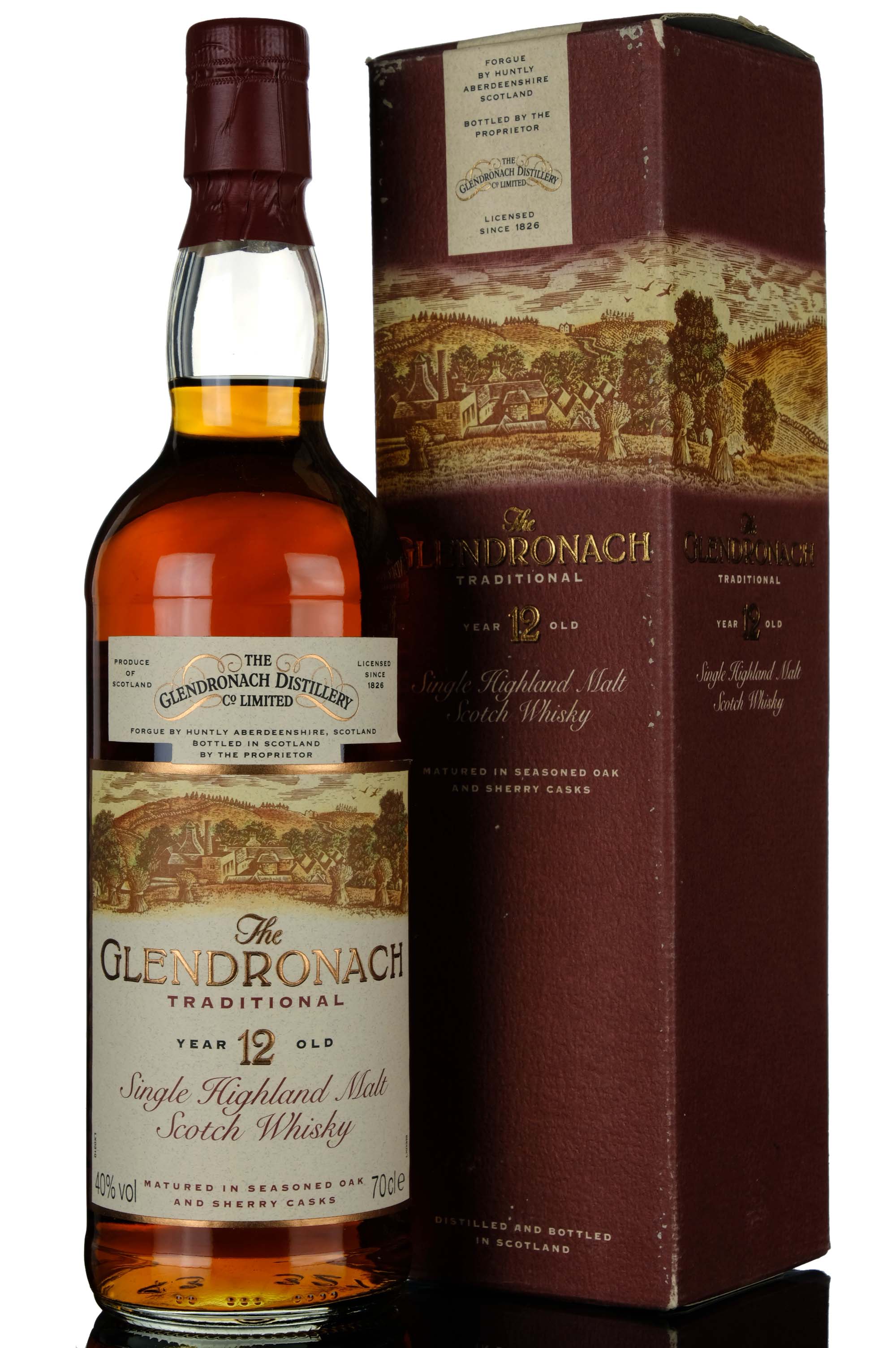 Glendronach 12 Year Old - Traditional - 1990s