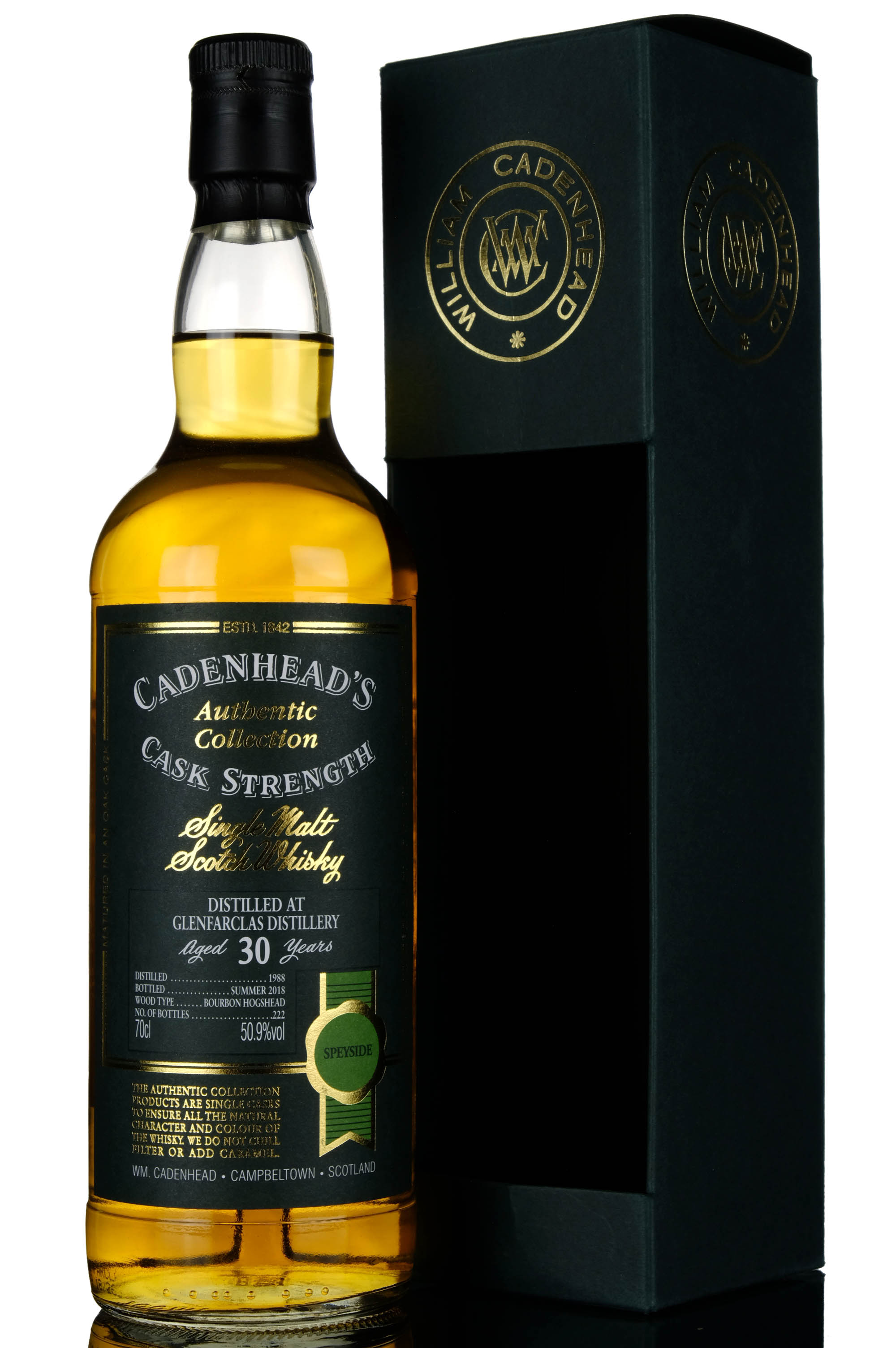 Glenfarclas 1988-2018 - 30 Year Old - Cadenheads Authentic Collection - Single Cask