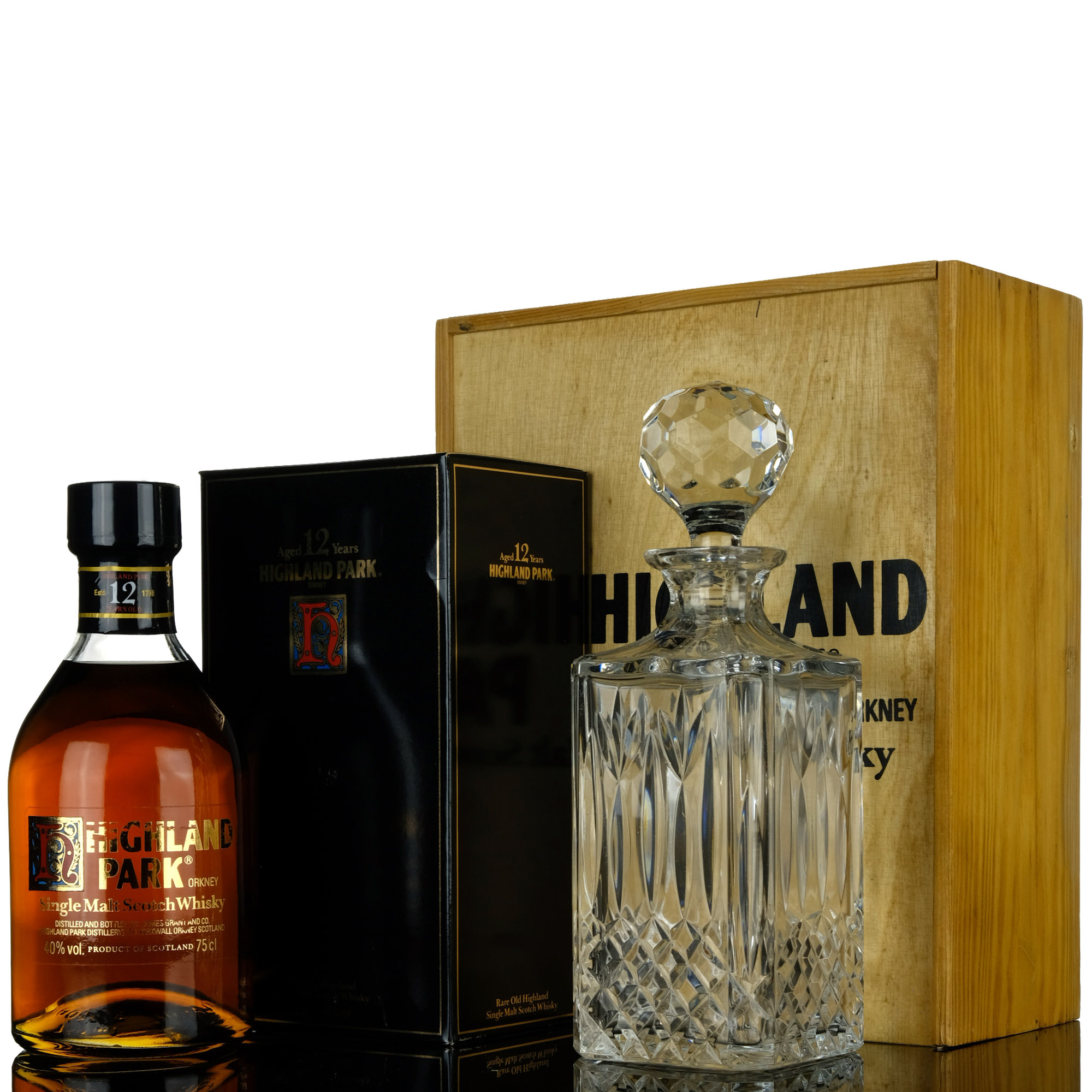 Highland Park 12 Year Old - 1980s - Presentation Set