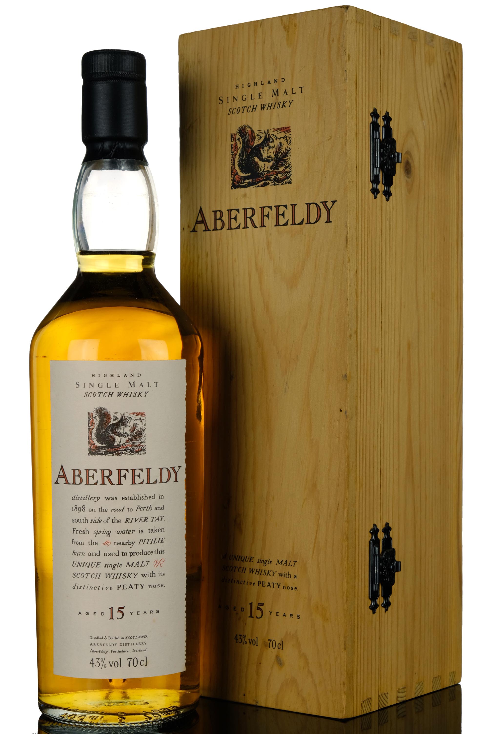 Aberfeldy 15 Year Old - Flora & Fauna - Wooden Box