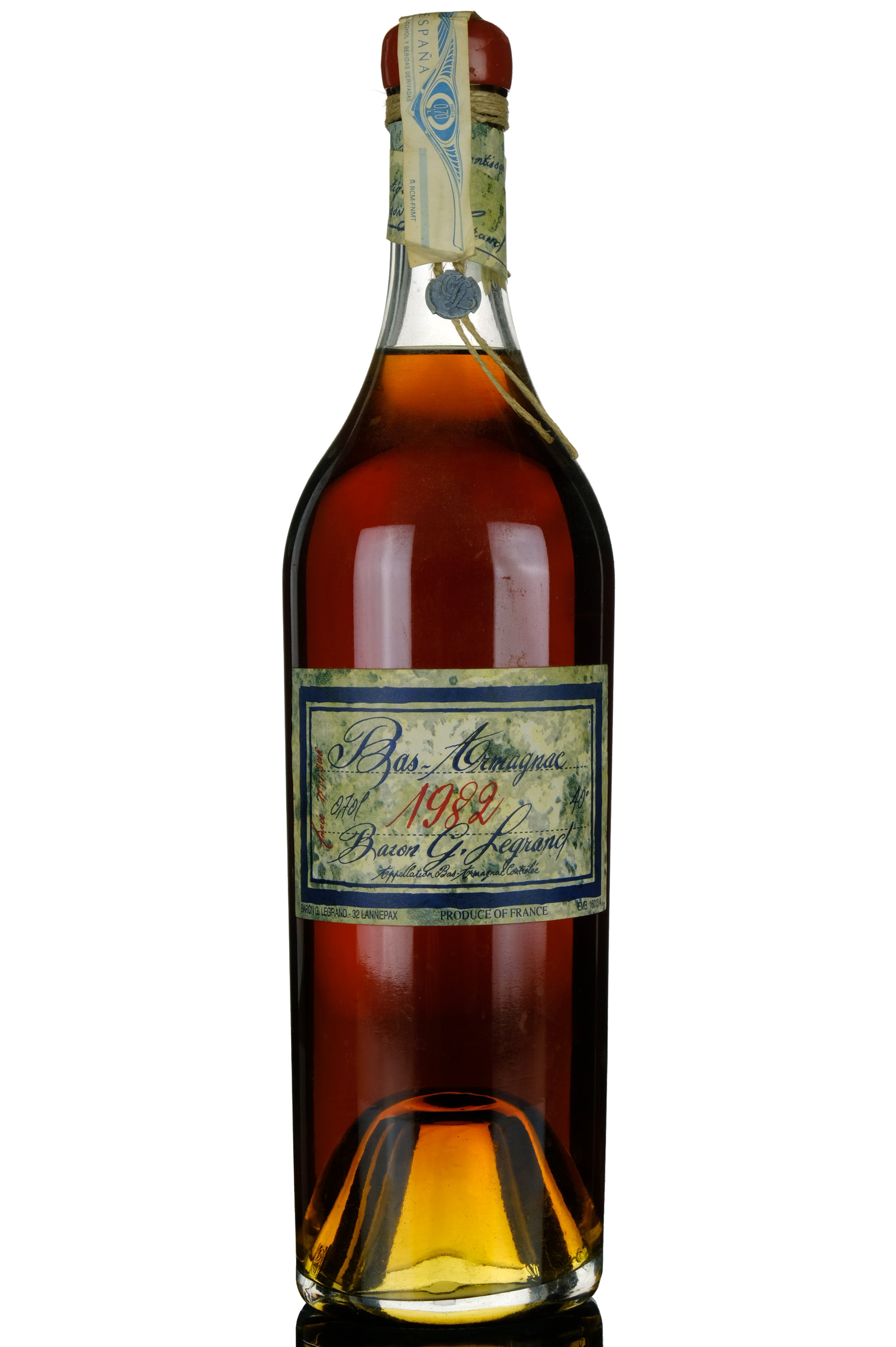 Baron G Legrand 1982 Bas Armagnac