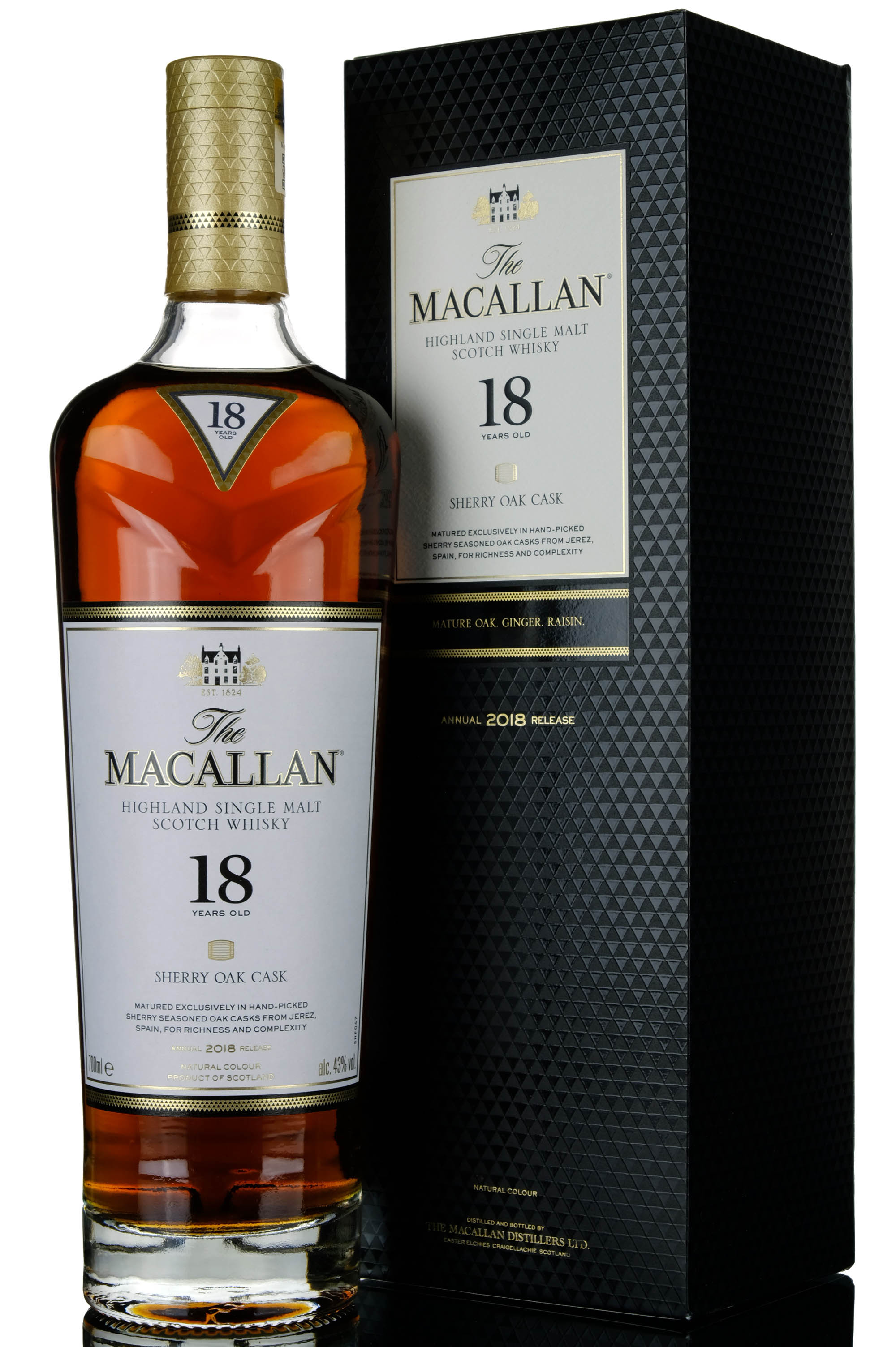 Macallan 18 Year Old - Sherry Cask - 2018 Release