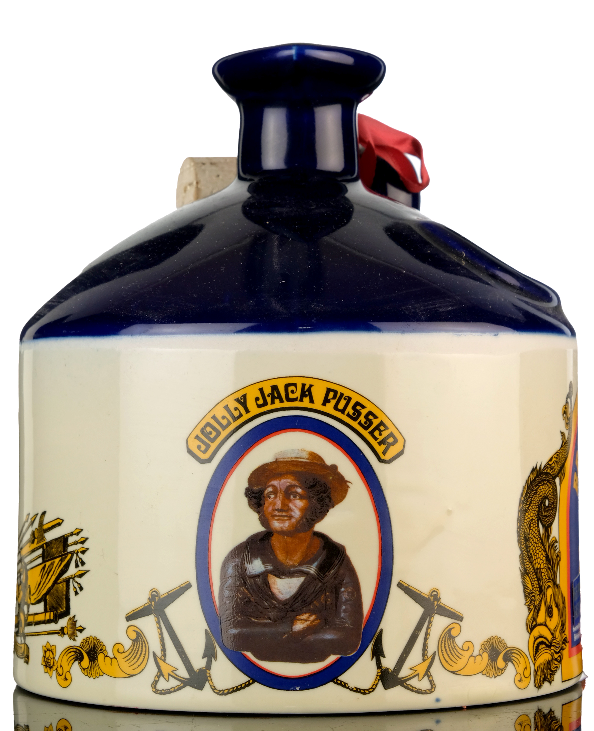 Pussers British Navy Rum  Ceramic Flagon  1 Litre