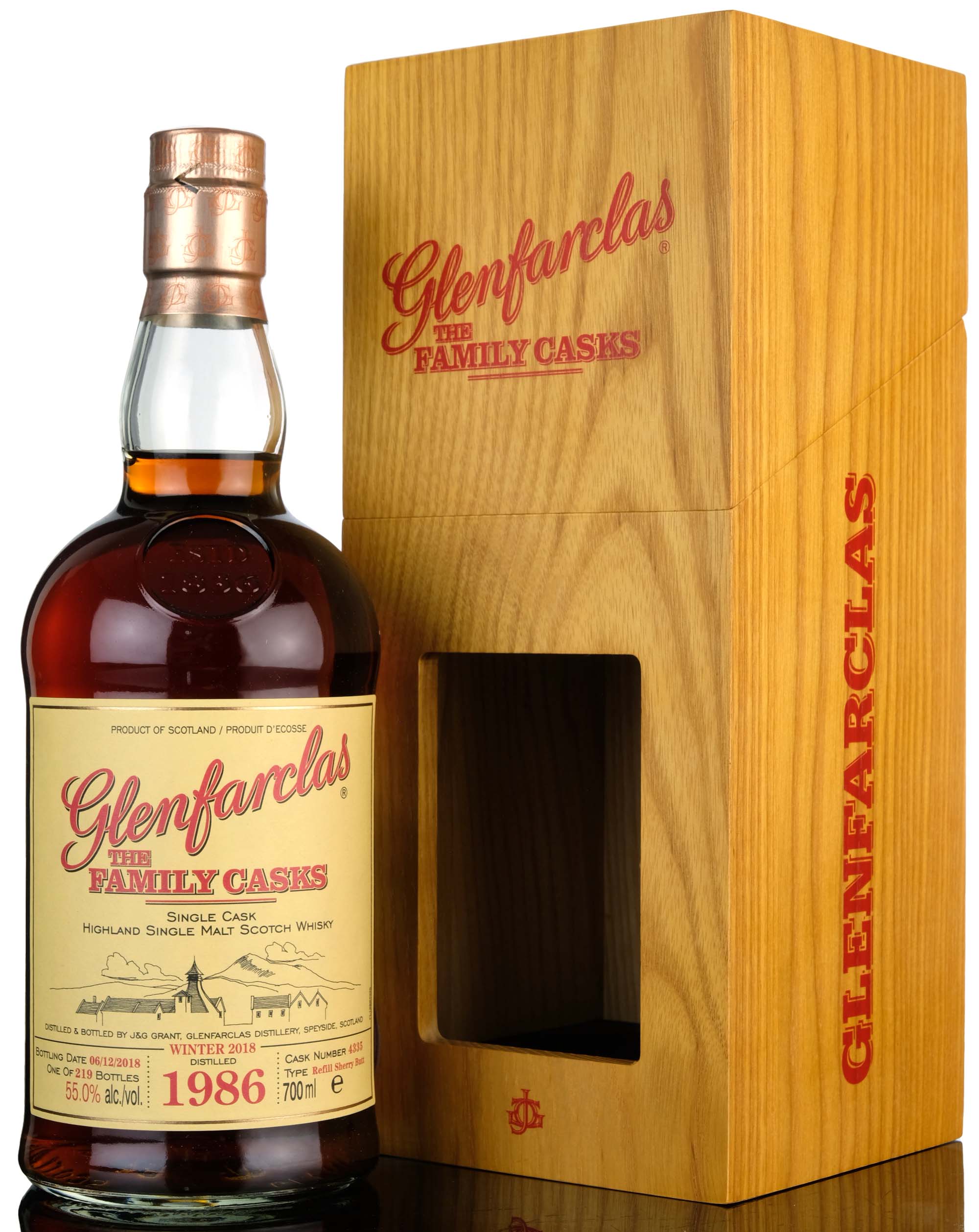 Glenfarclas 1986-2018 - The Family Casks - Single Cask 4335