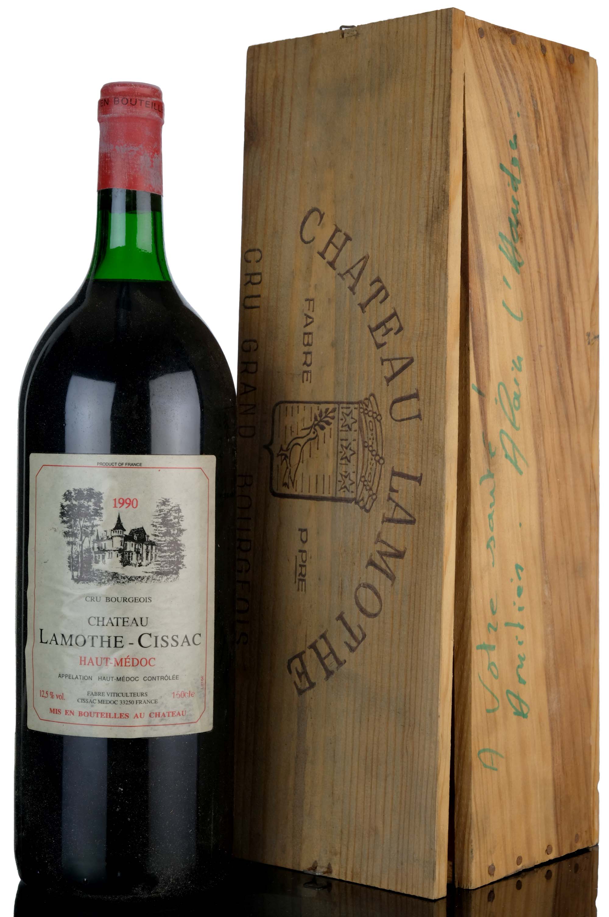 Chateau Lamothe-Cissac 1990 Haut-Médoc - 1.5 Litre