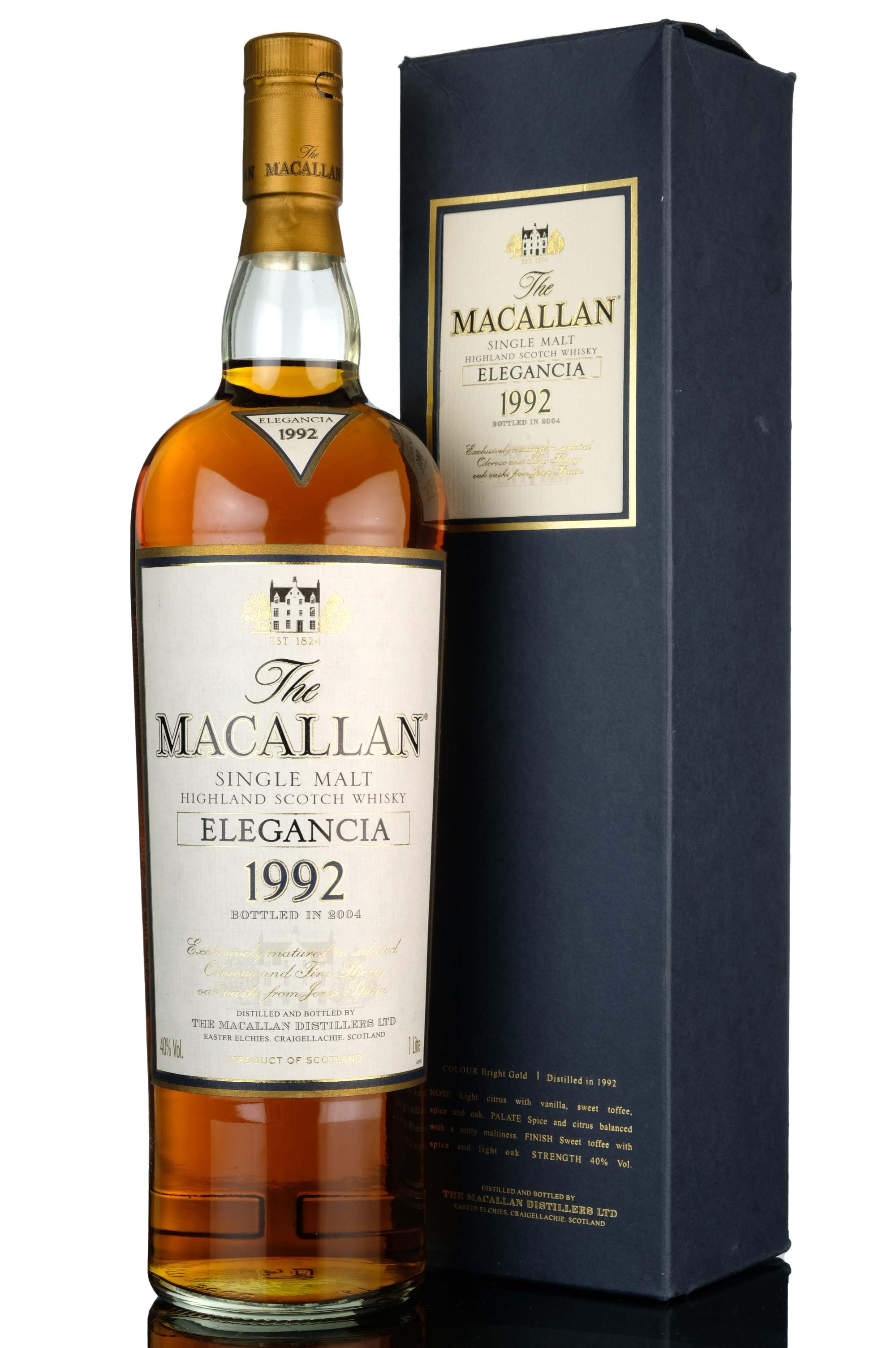 Macallan 1992-2004 - Elegancia - 1 Litre