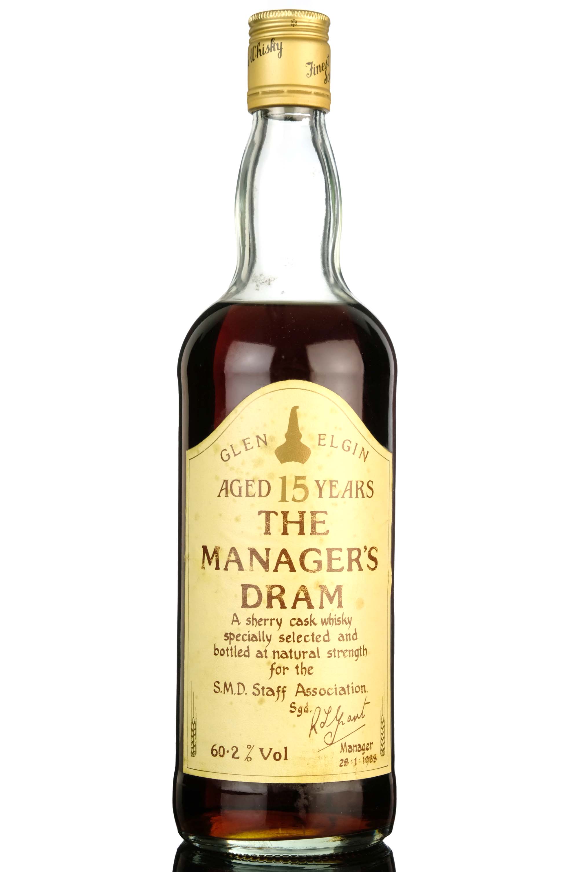 Glen Elgin 15 Year Old - Managers Dram 1988