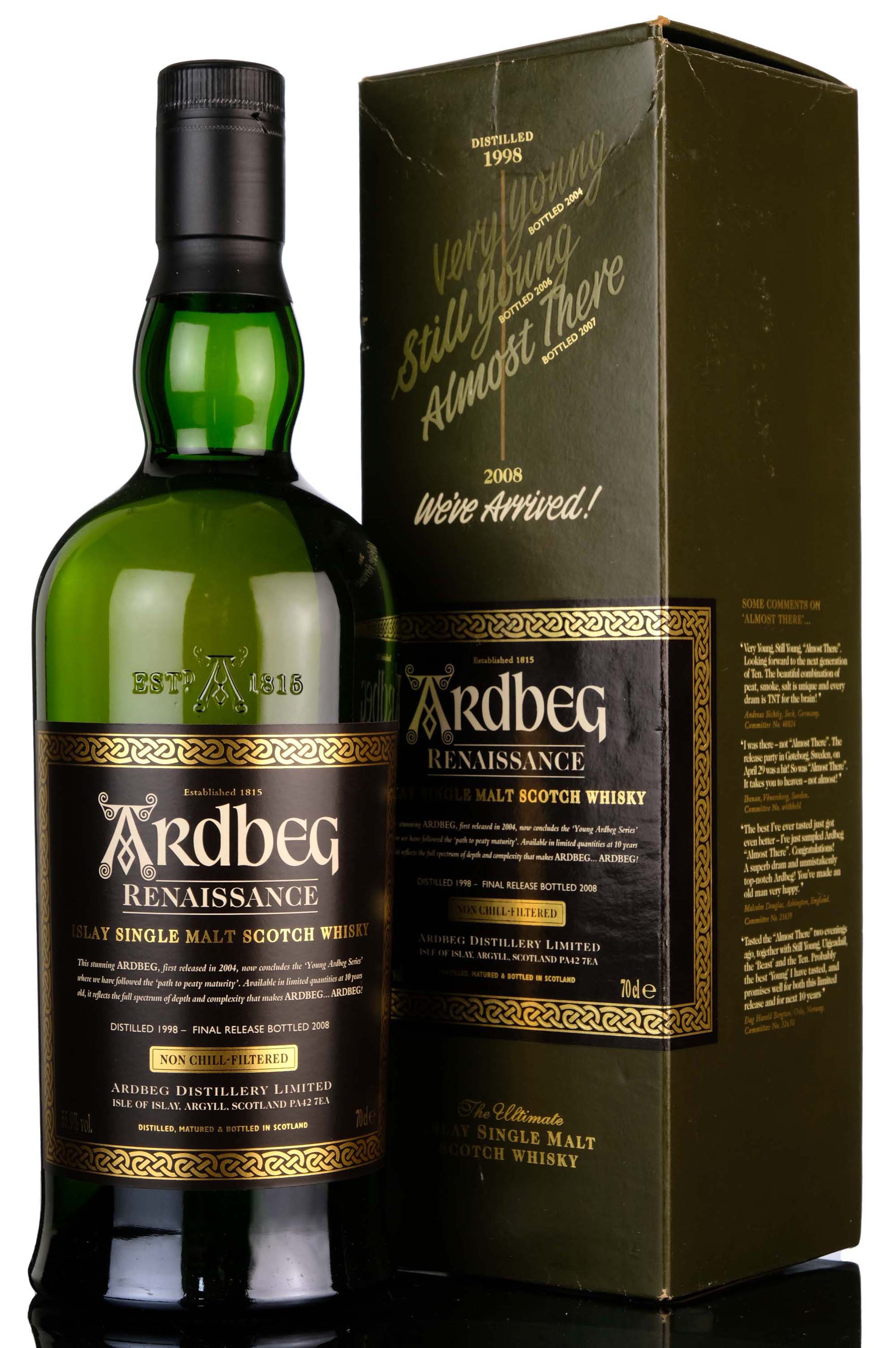 Ardbeg 1998-2008 - Renaissance - Final Release