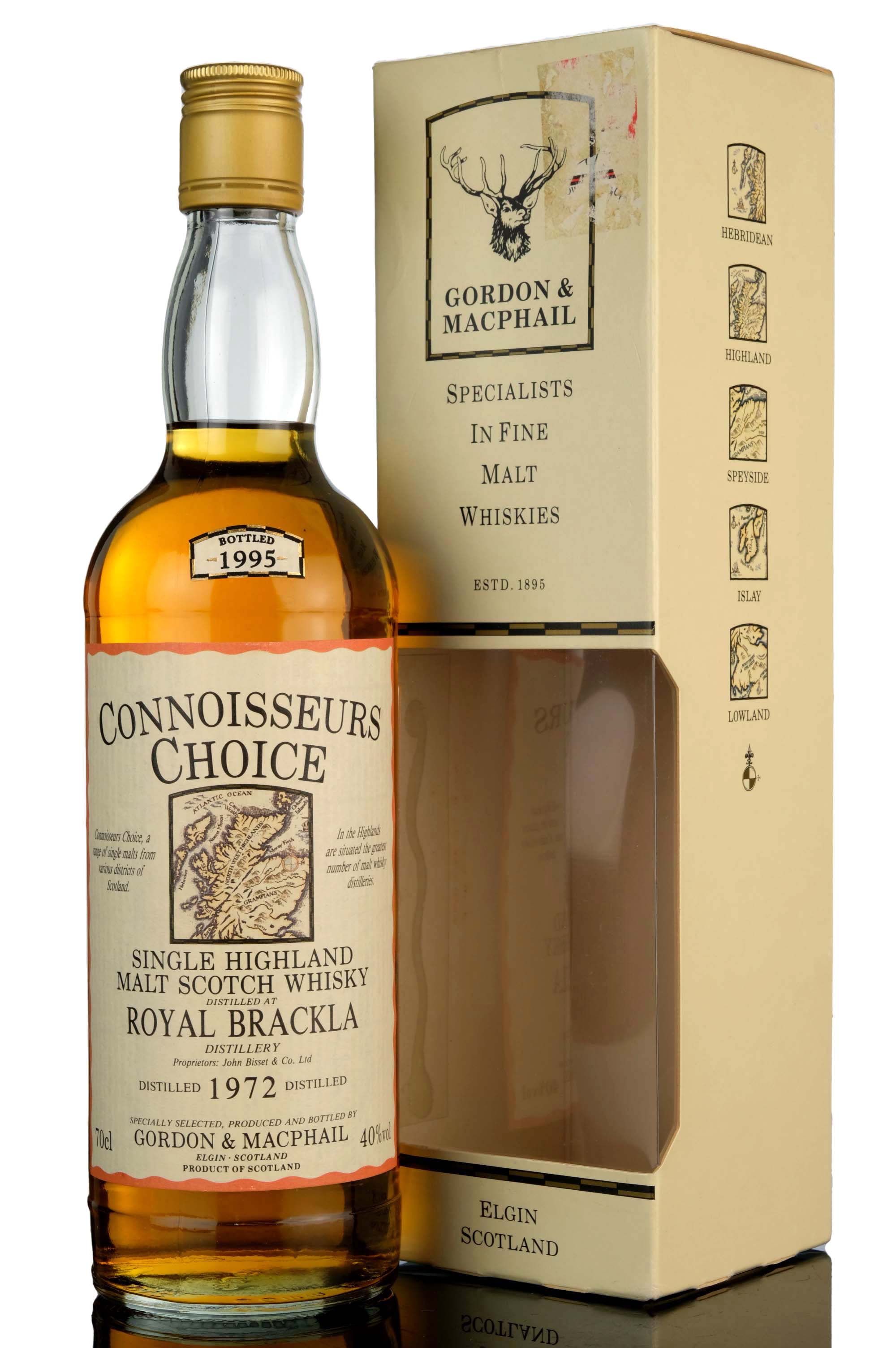 Royal Brackla 1972-1995 - Gordon & MacPhail - Connoisseurs Choice