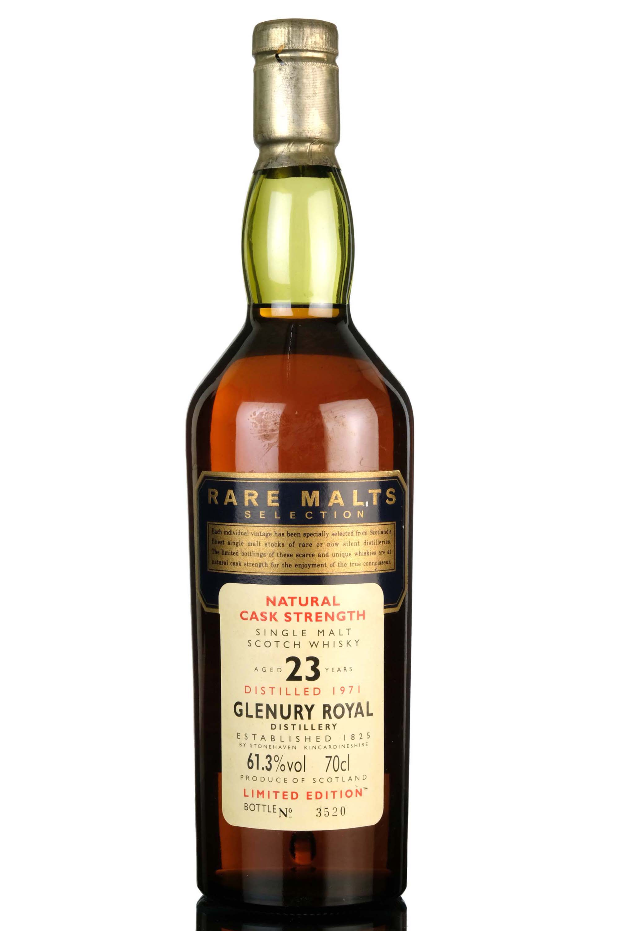 Glenury Royal 1971 - 23 Year Old - Rare Malts 61.3%