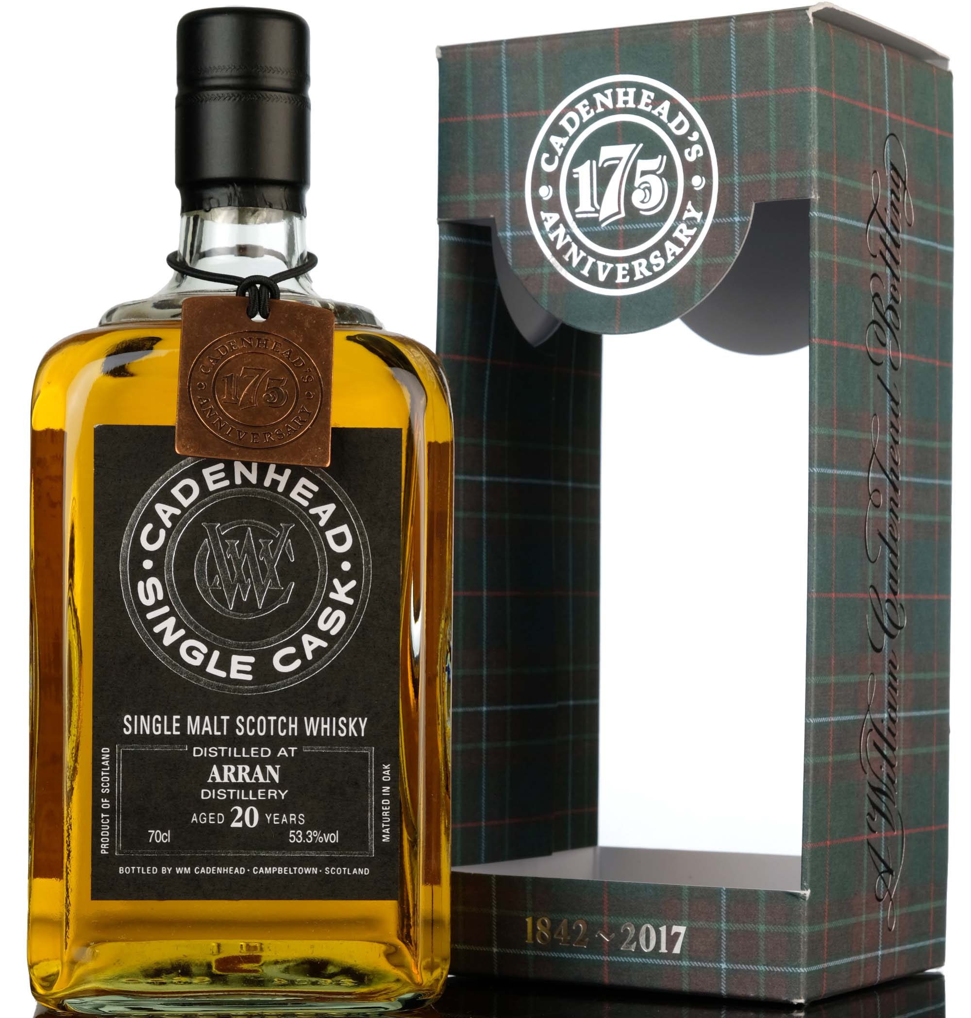 Arran 1996-2017 - 20 Year Old - Cadenheads Black Label - Single Cask