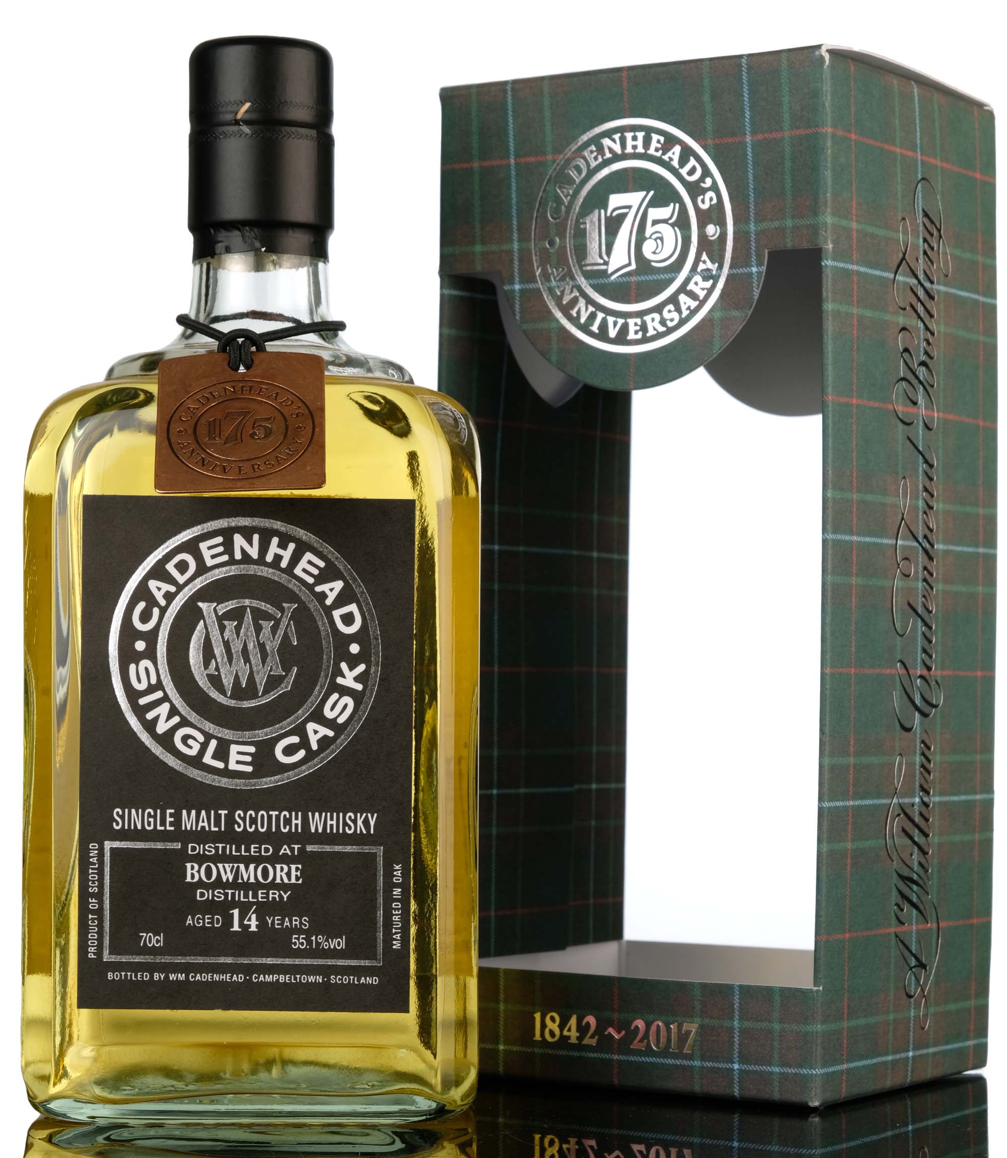 Bowmore 2003-2017 - 14 Year Old - Cadenheads Black Label - Single Cask