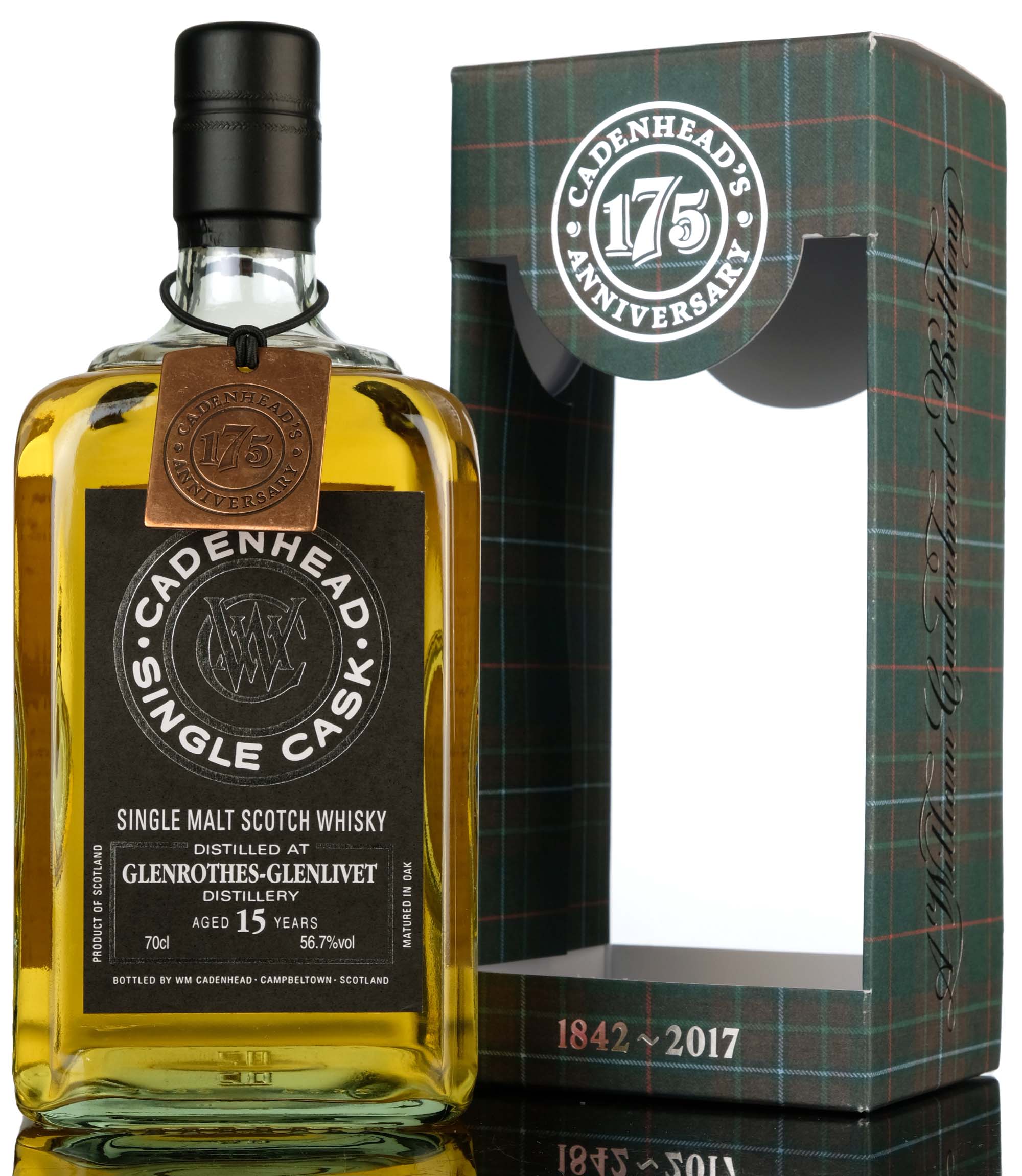 Glenrothes 2002-2017 - 15 Year Old - Cadenheads Black Label - Single Cask - Japanese Mark