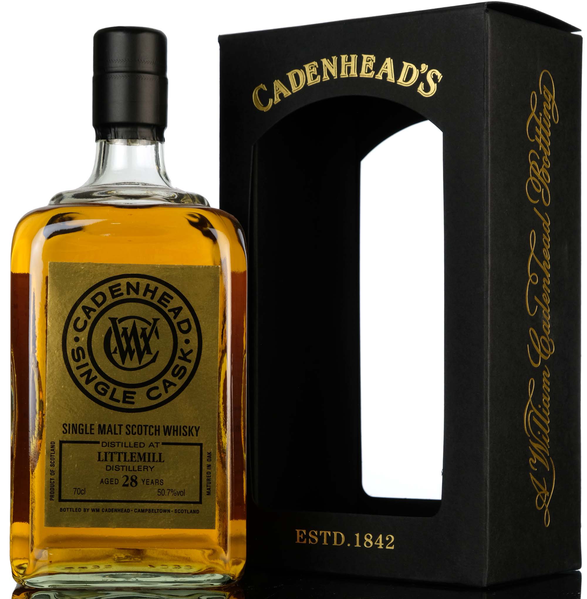 Littlemill 1990-2019 - 28 Year Old - Cadenheads Gold Label - Single Cask