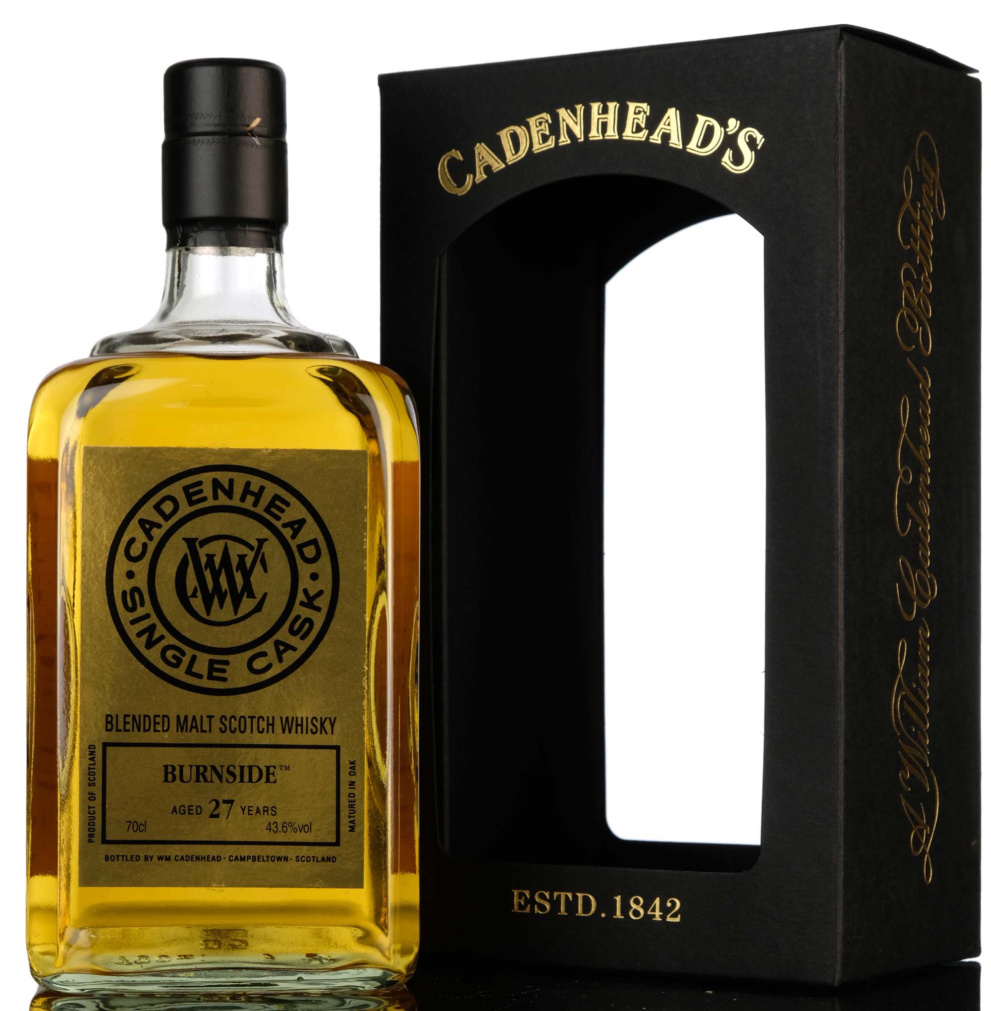 Burnside 1991-2019 - 27 Year Old - Cadenheads Gold Label - Single Cask
