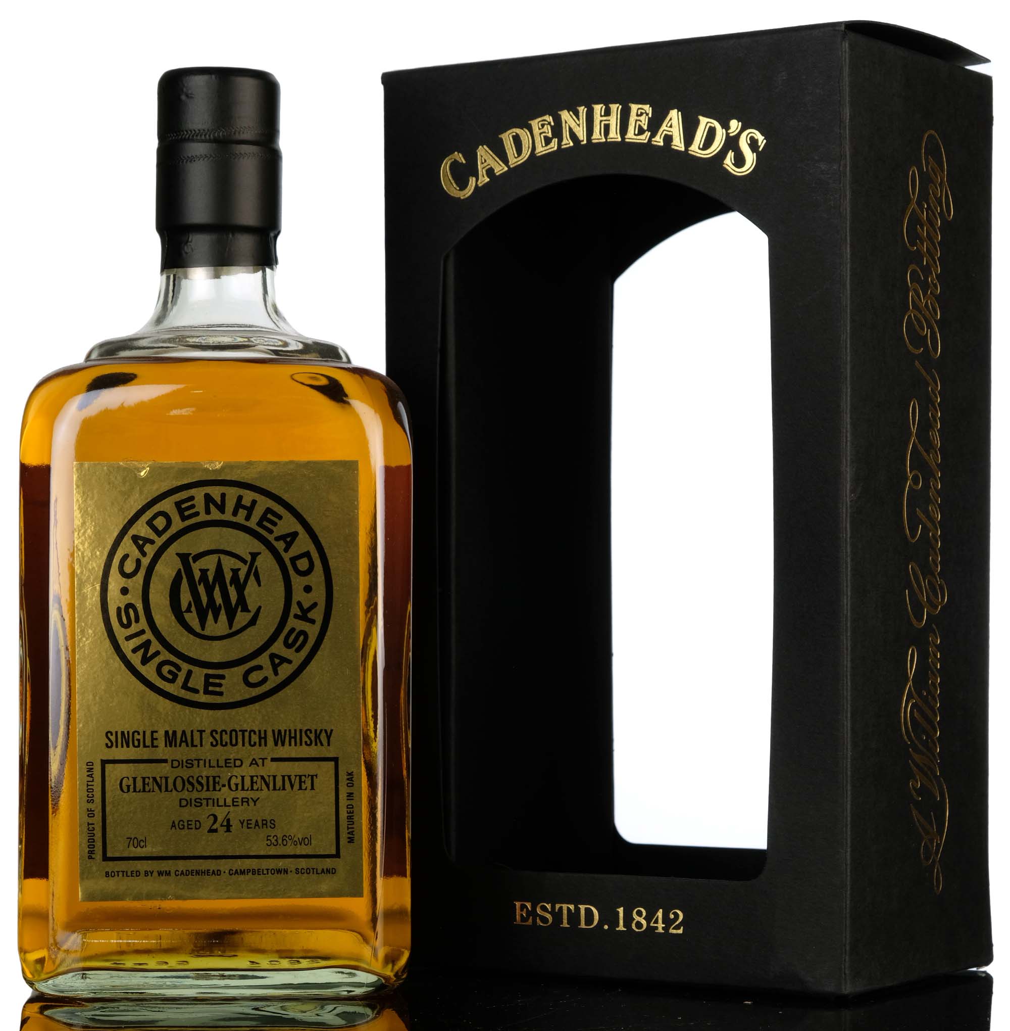 Glenlossie 1993-2018 - 24 Year Old - Cadenheads Gold Label - Single Cask