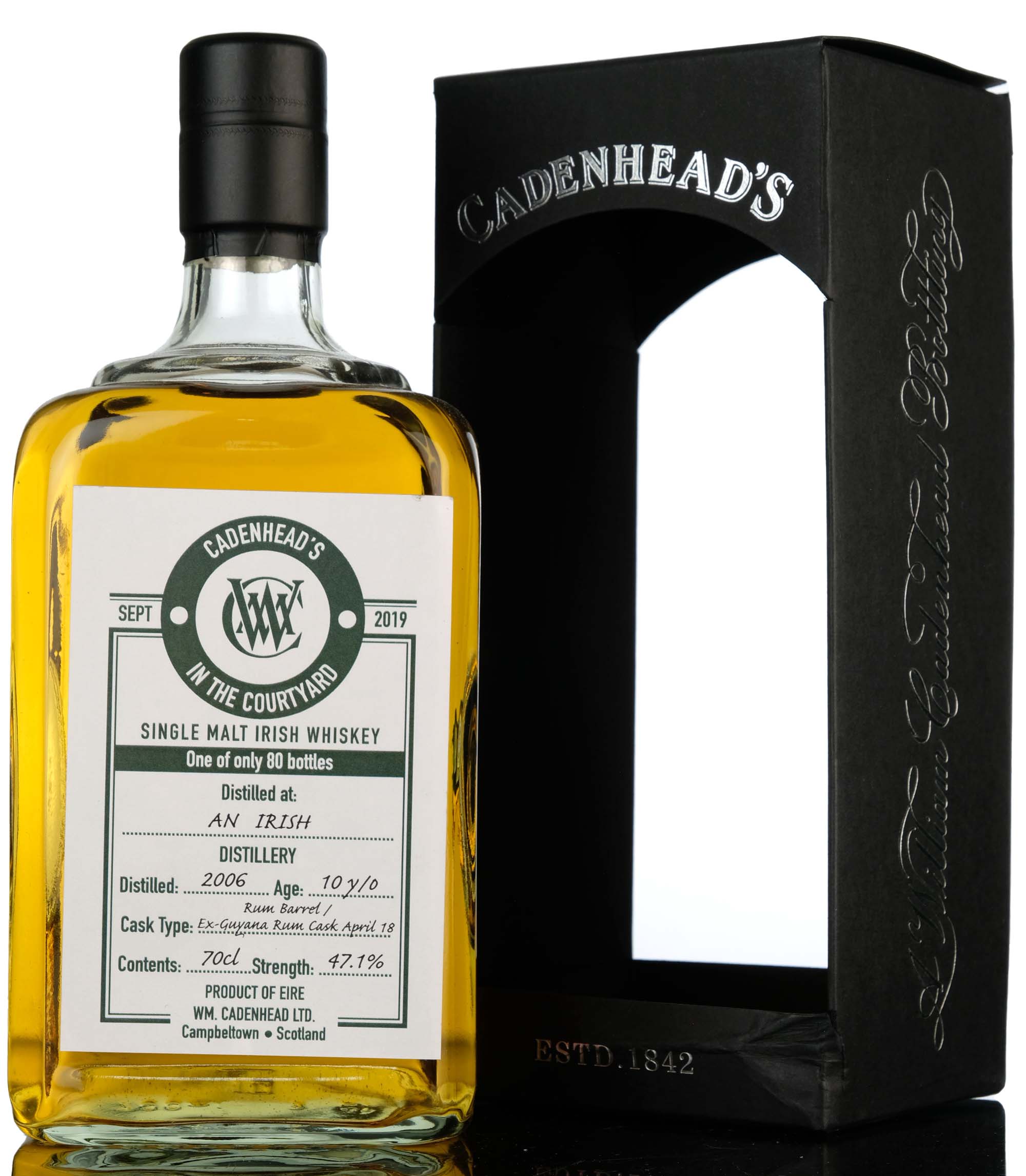 An Undisclosed Irish Distillery 2006-2019 - 10 Year Old - Cadenheads - In The Courtyard