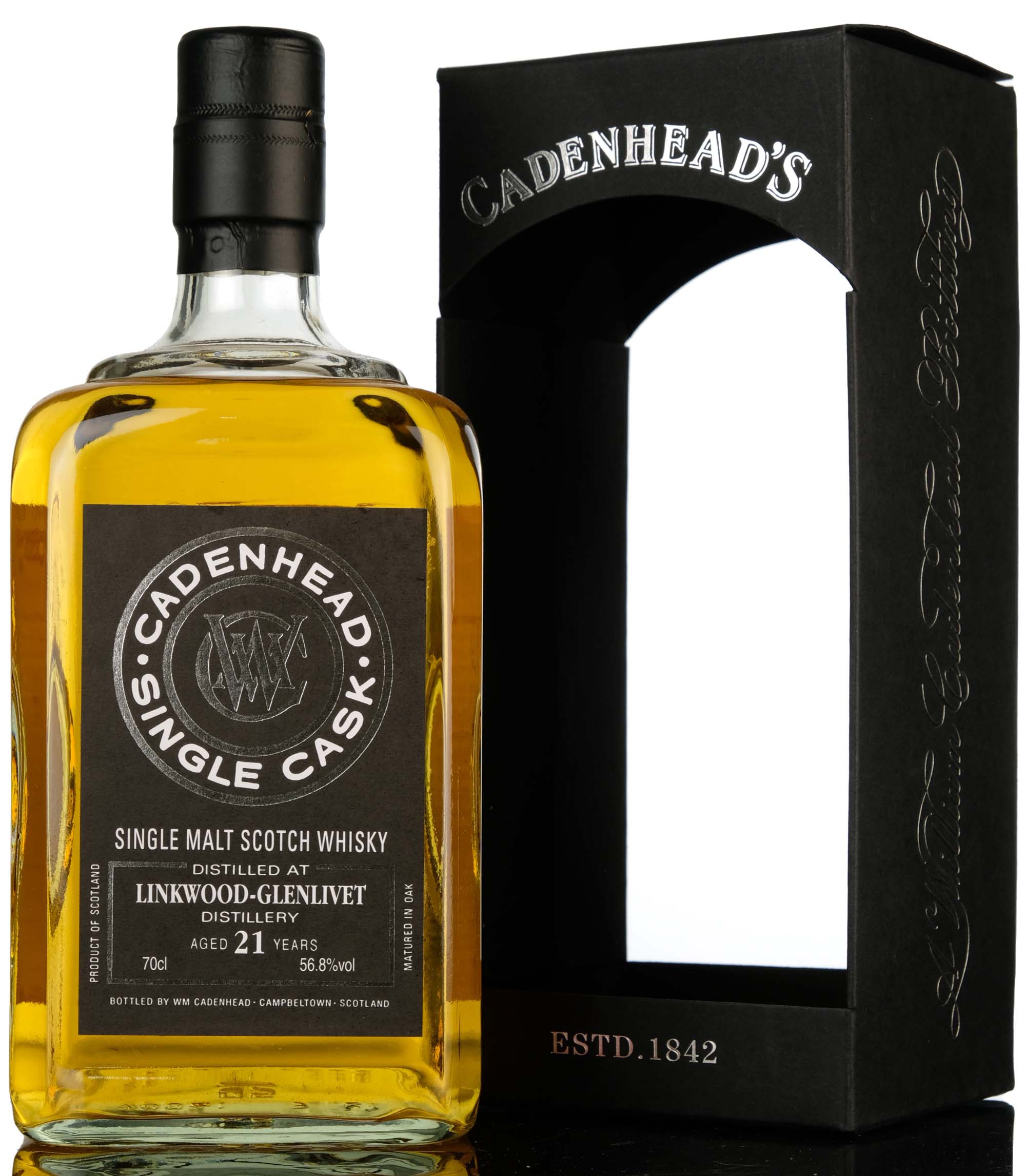 Linkwood 1997-2018 - 21 Year Old - Cadenheads Black Label - Single Cask - Japanese Market