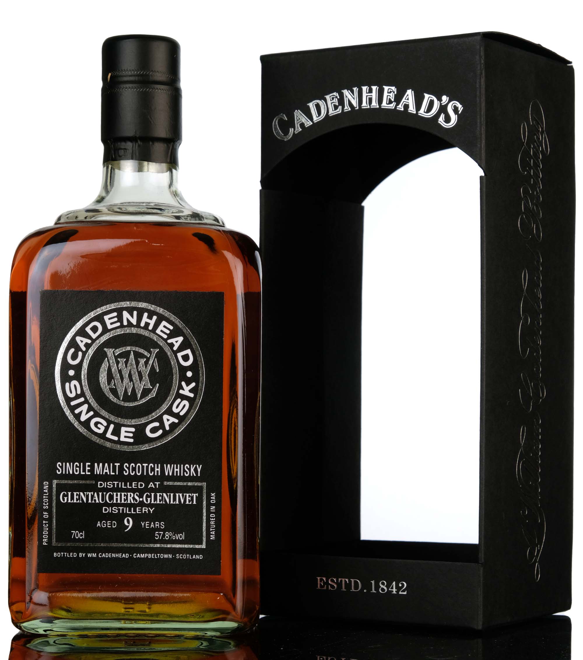 Glentauchers 2009-2018 - 9 Year Old - Cadenheads Black Label - Single Cask - Vinothek Mass