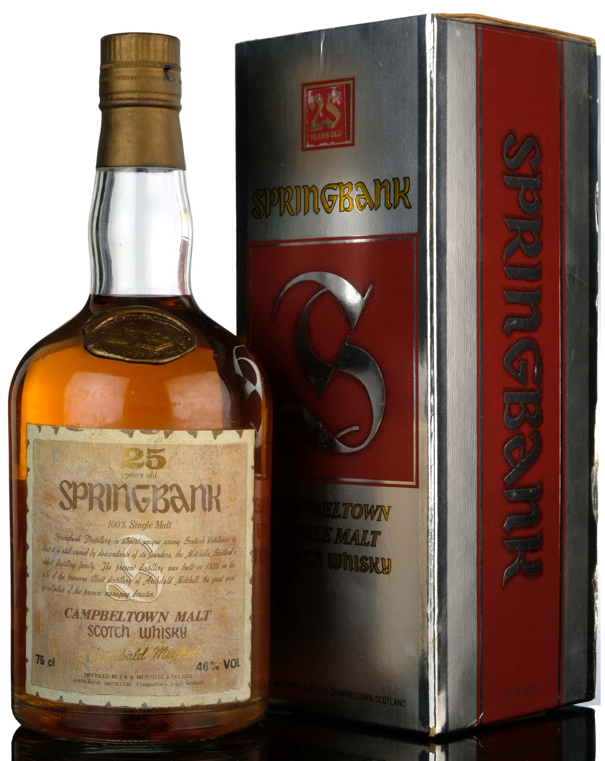 Springbank 25 Year Old - Circa 1990 - Archibald Mitchell Label