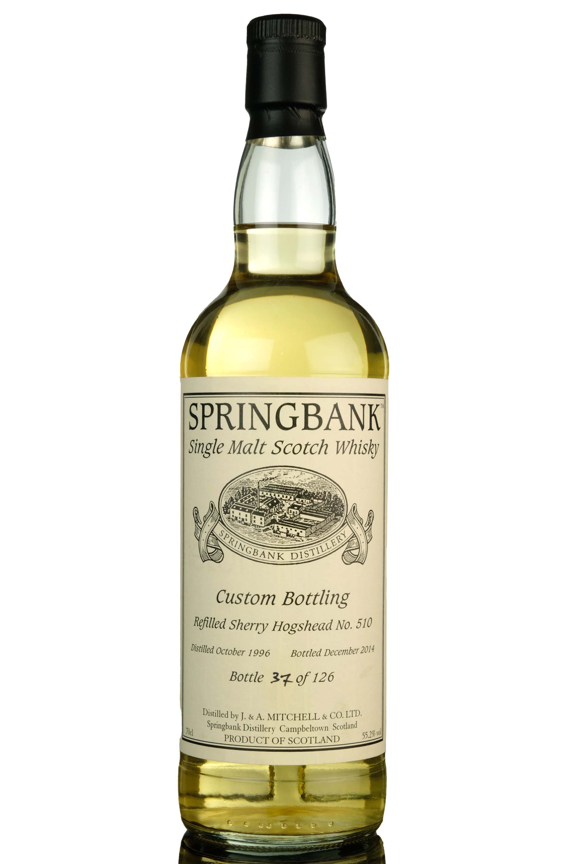 Springbank 1996-2014 - 18 Year Old - Custom Private Bottling - Single Cask 510