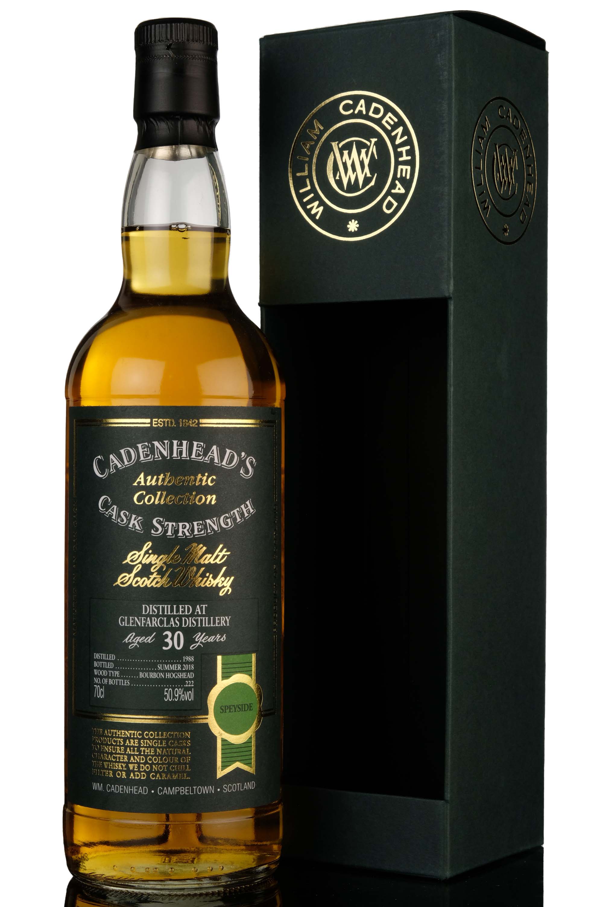 Glenfarclas 1988-2018 - 30 Year Old - Cadenheads Authentic Collection - Single Cask