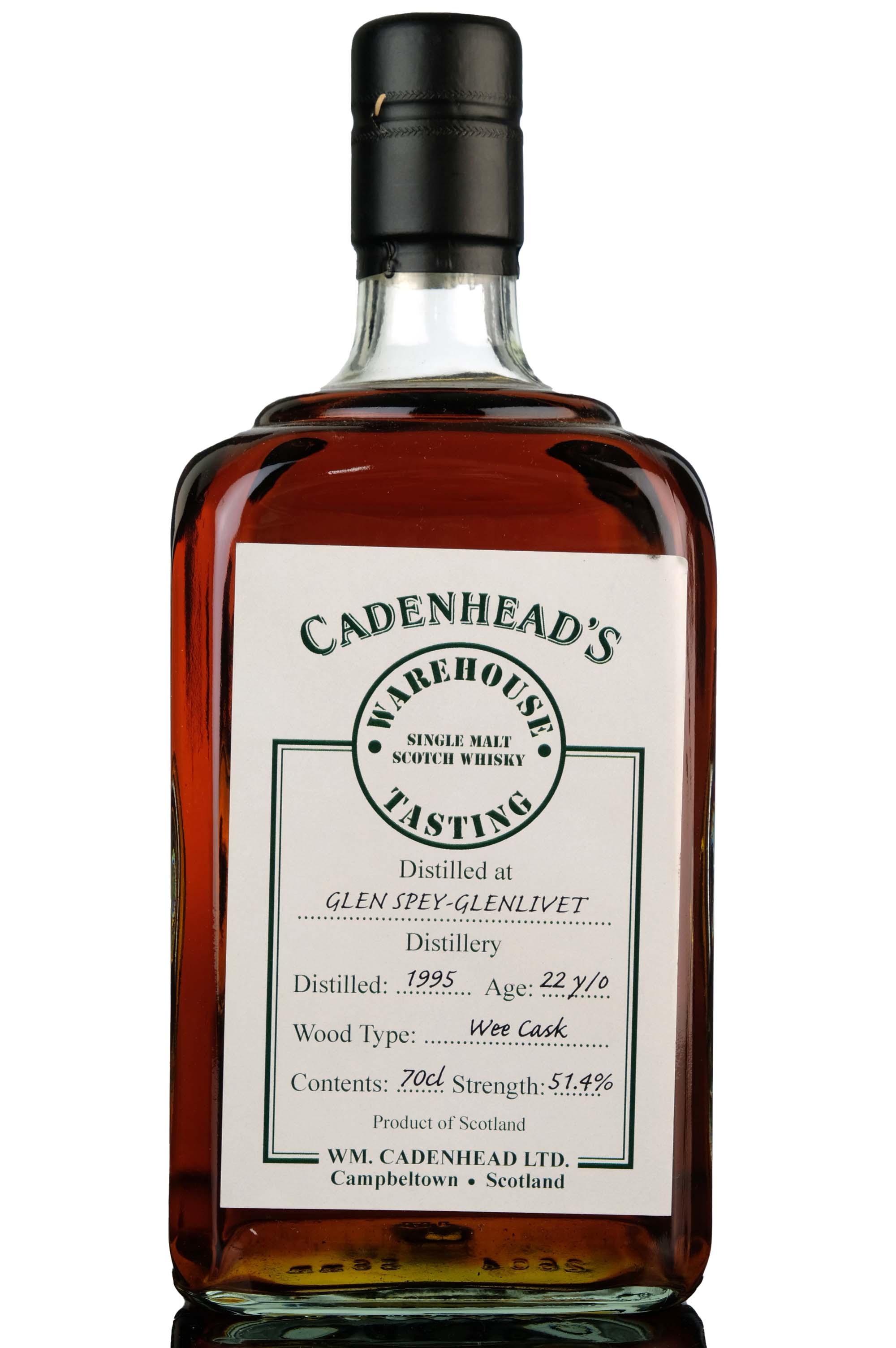 Glen Spey 1995 - 22 Year Old - Cadenheads Warehouse Tasting