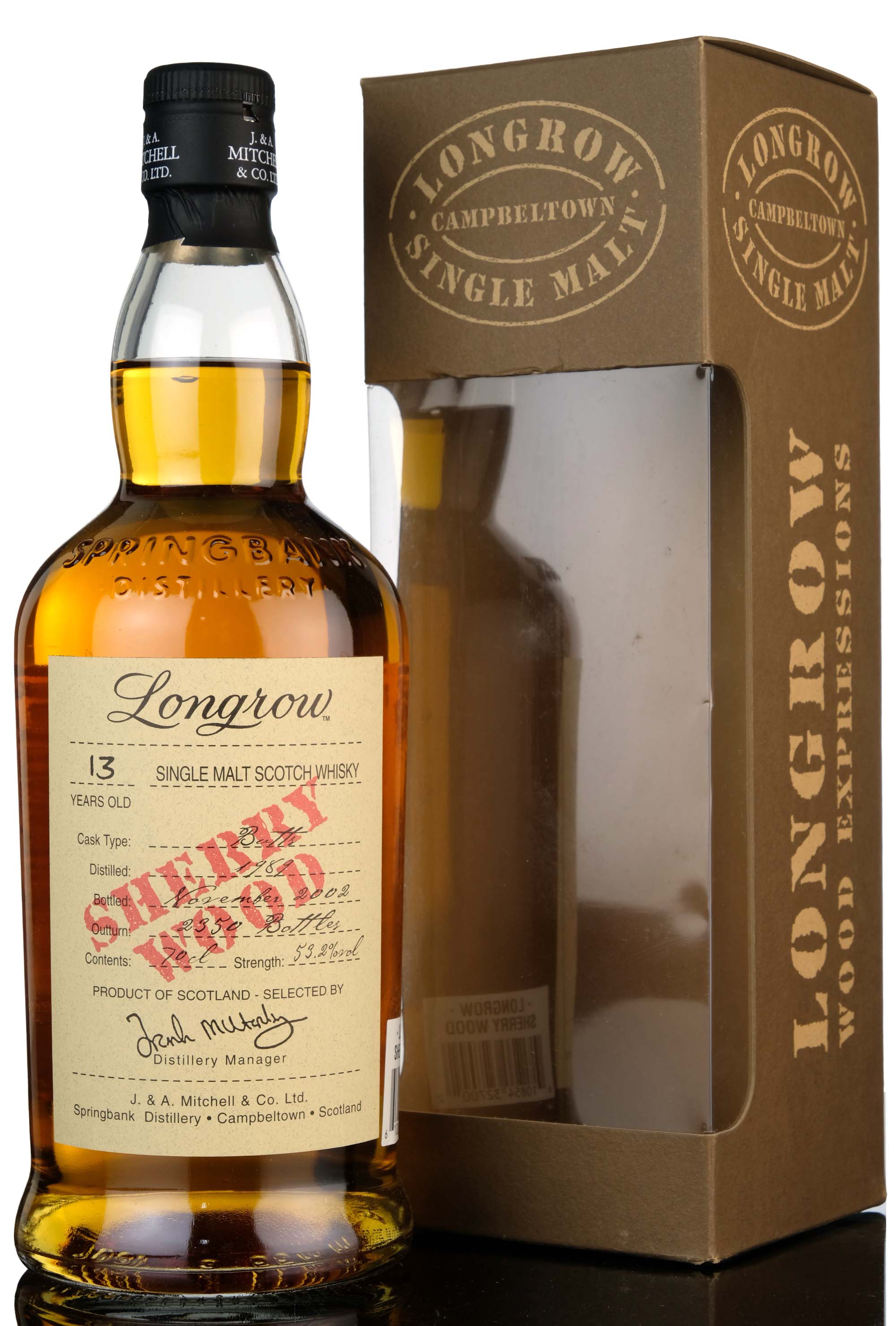 Longrow 1989-2002 - 13 Year Old - Sherry Wood