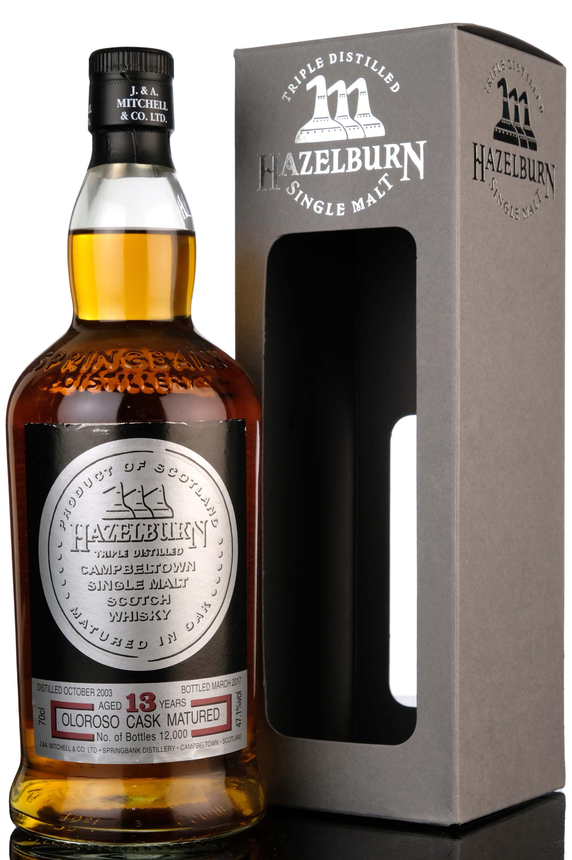 Hazelburn 2003-2017 - 13 Year Old - Oloroso Cask Matured