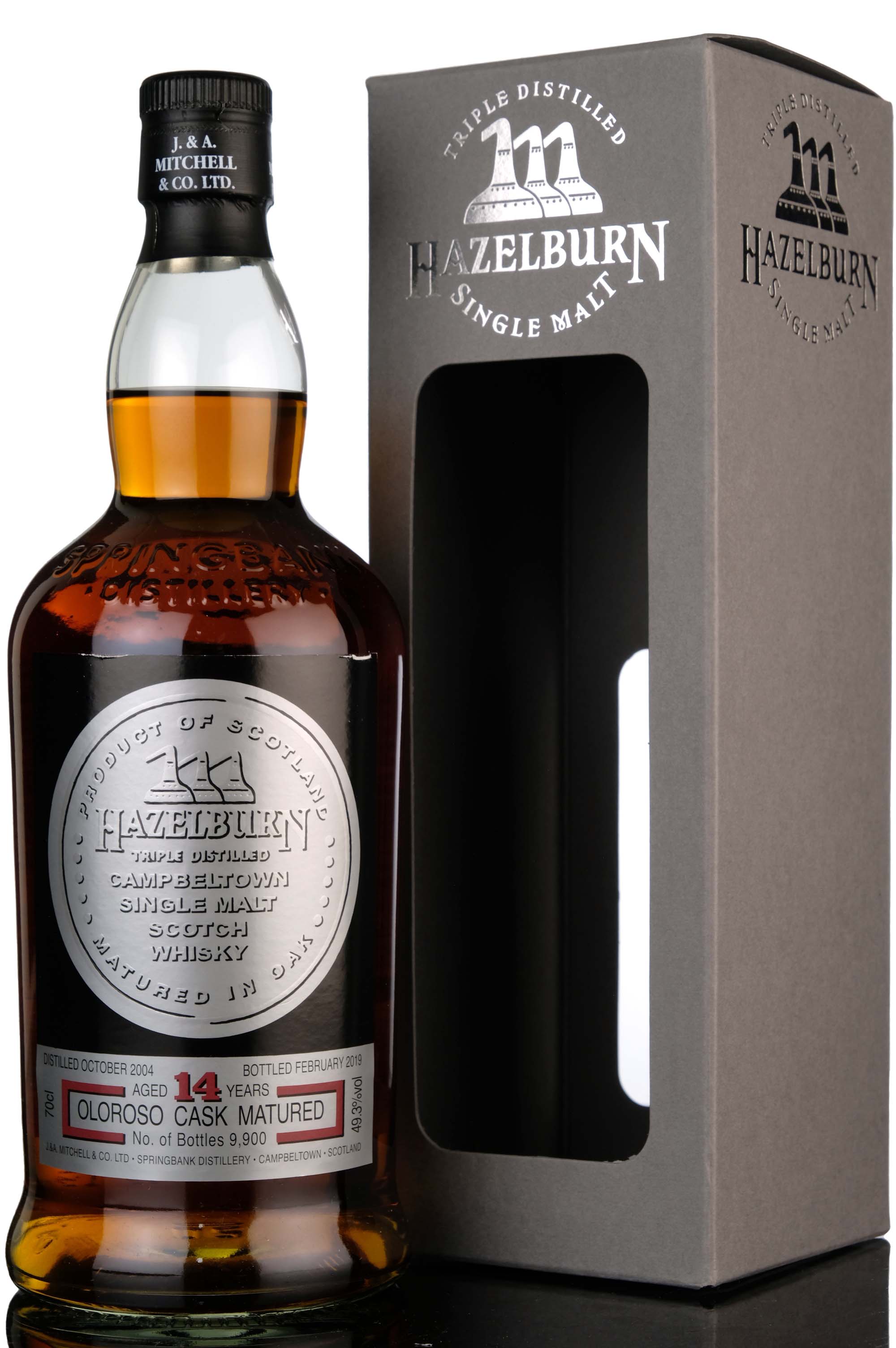 Hazelburn 2004-2019 - 14 Year Old - Oloroso Cask Matured