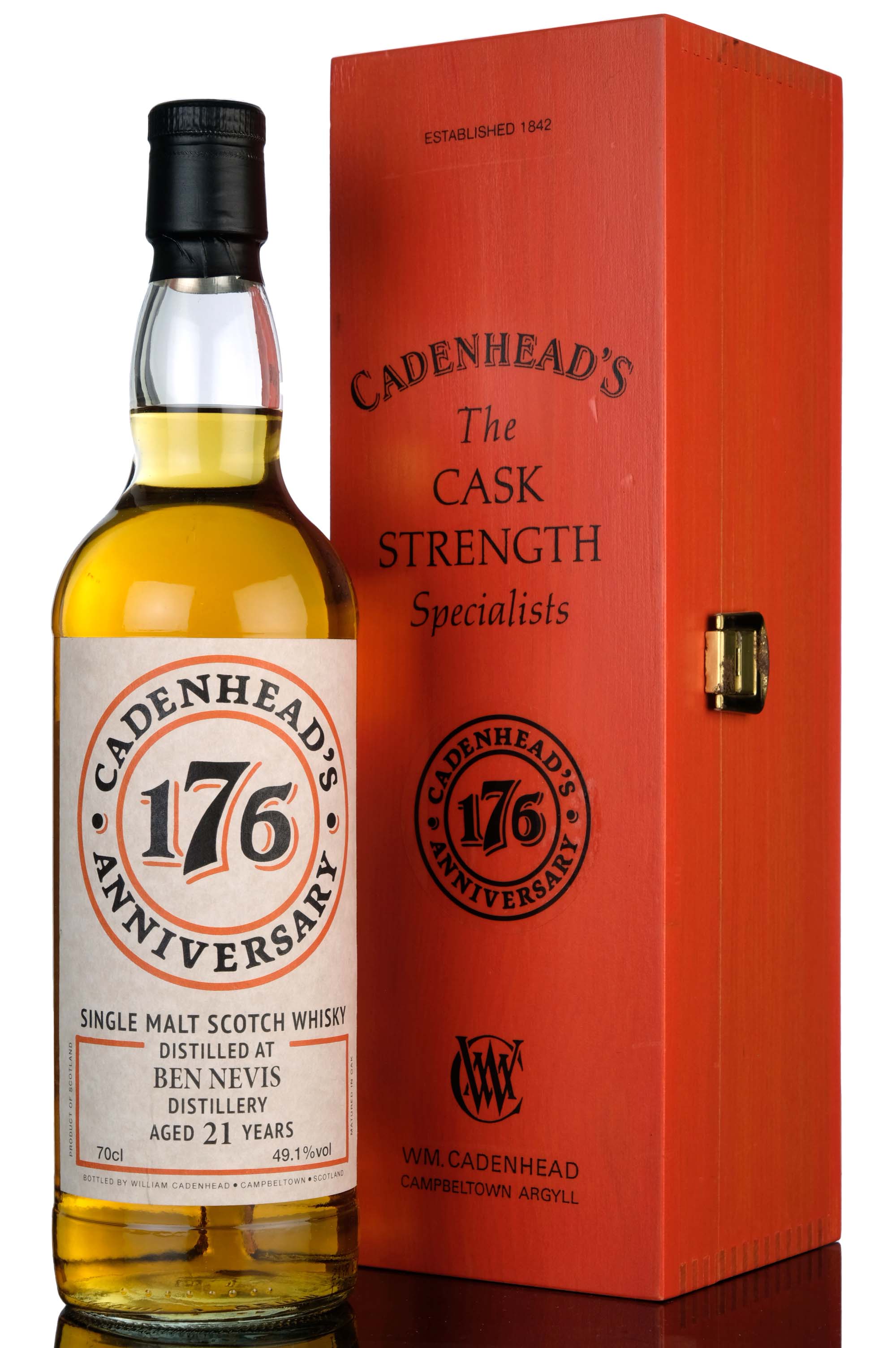 Ben Nevis 1996-2018 - 21 Year Old - Cadenheads - 176th Anniversary 1842-2018