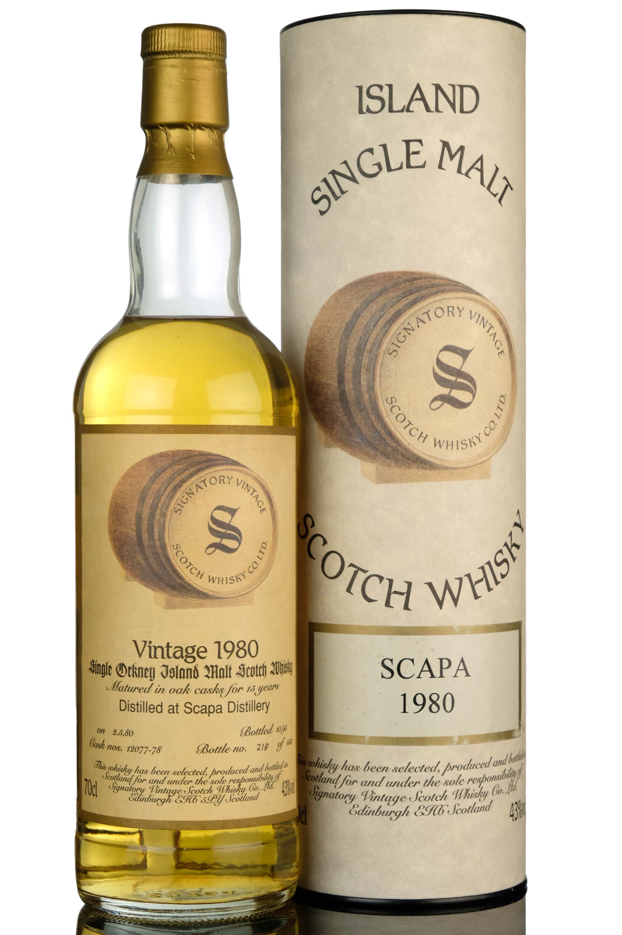 Scapa 1980 - 1995 15 Signatory Vintage Cask 1207778