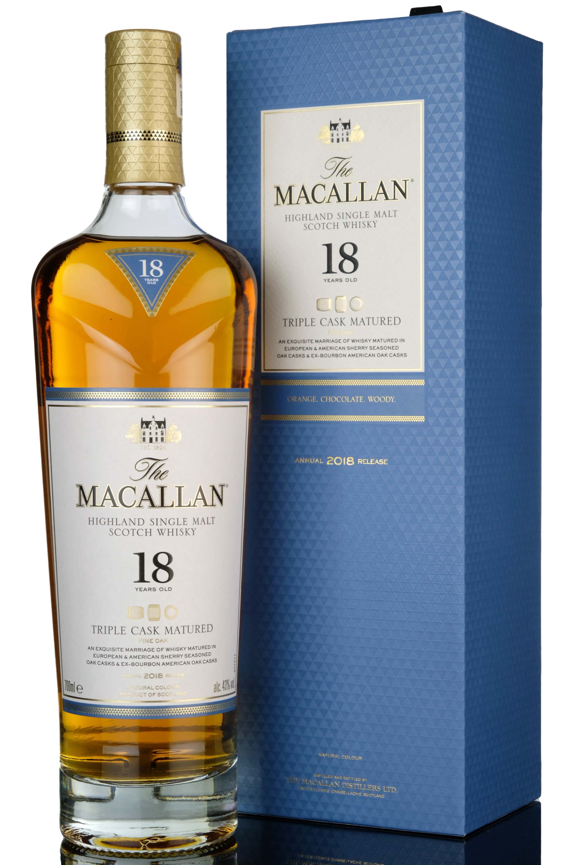 Macallan 18 Year Old - Fine Oak - Triple Cask Matured - 2018 Release