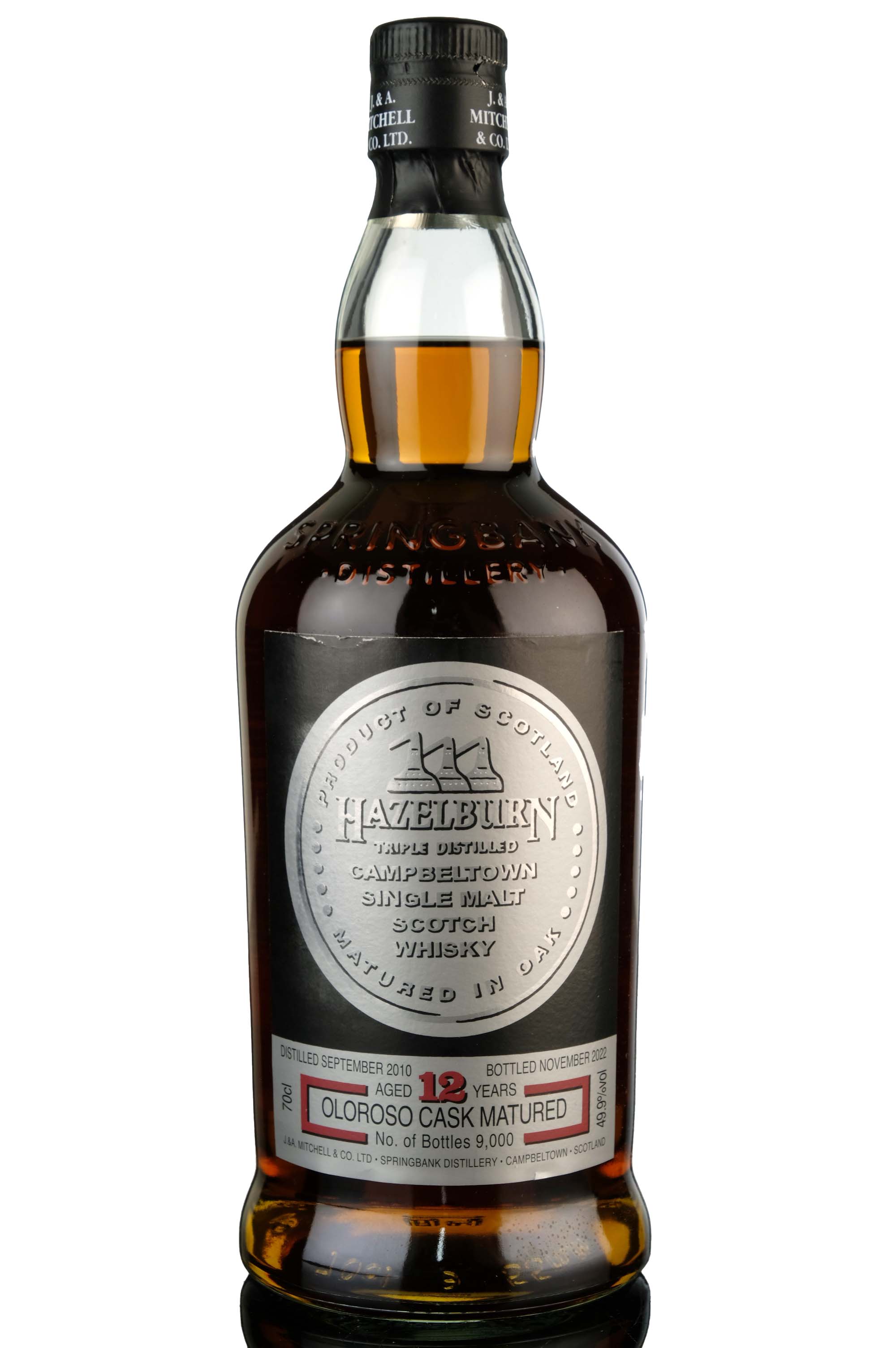 Hazelburn 2010-2022 - 12 Year Old - Oloroso Cask Matured