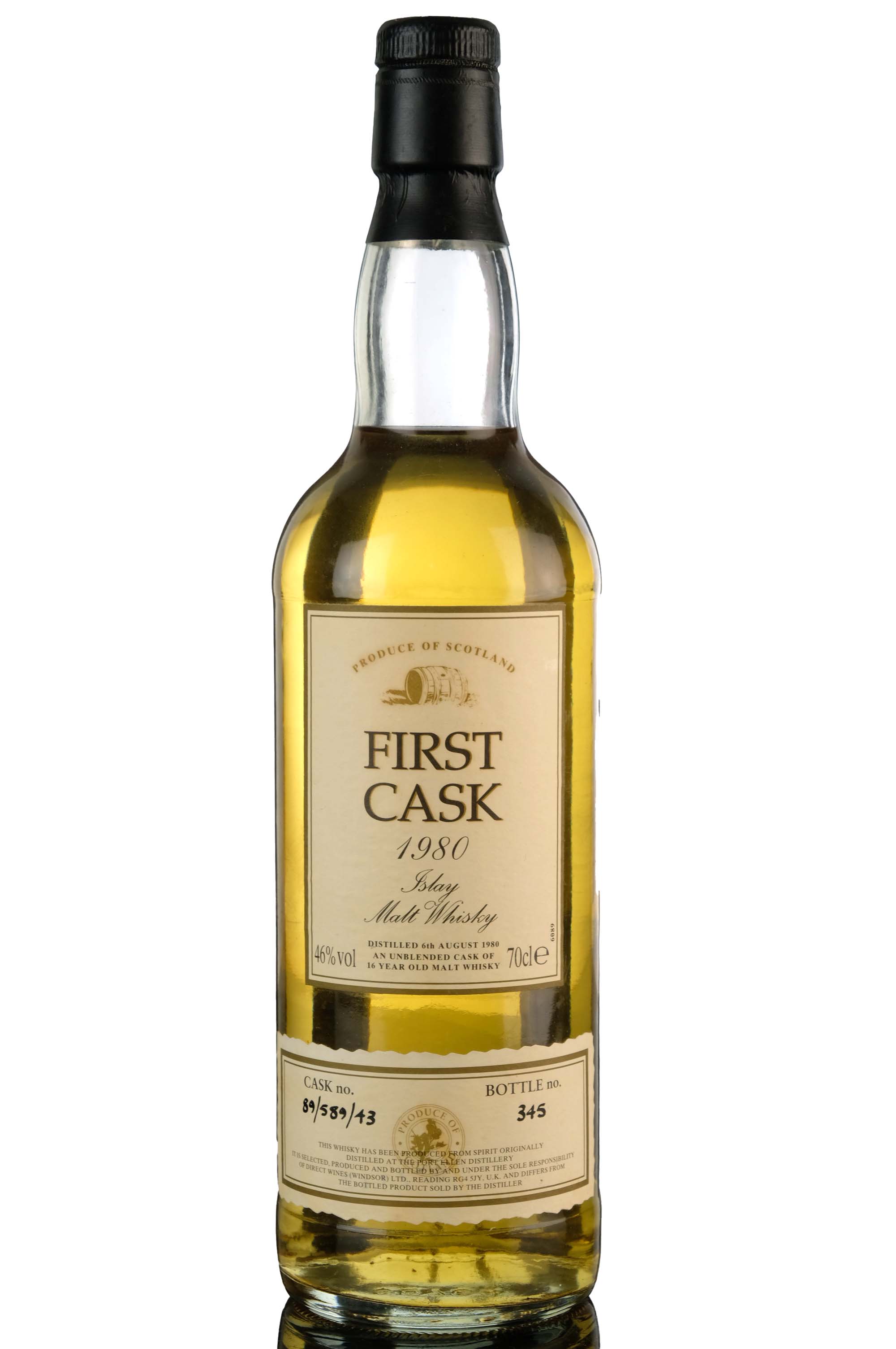 Port Ellen 1980 - 16 Year Old - First Cask - Single Cask 89/589/43