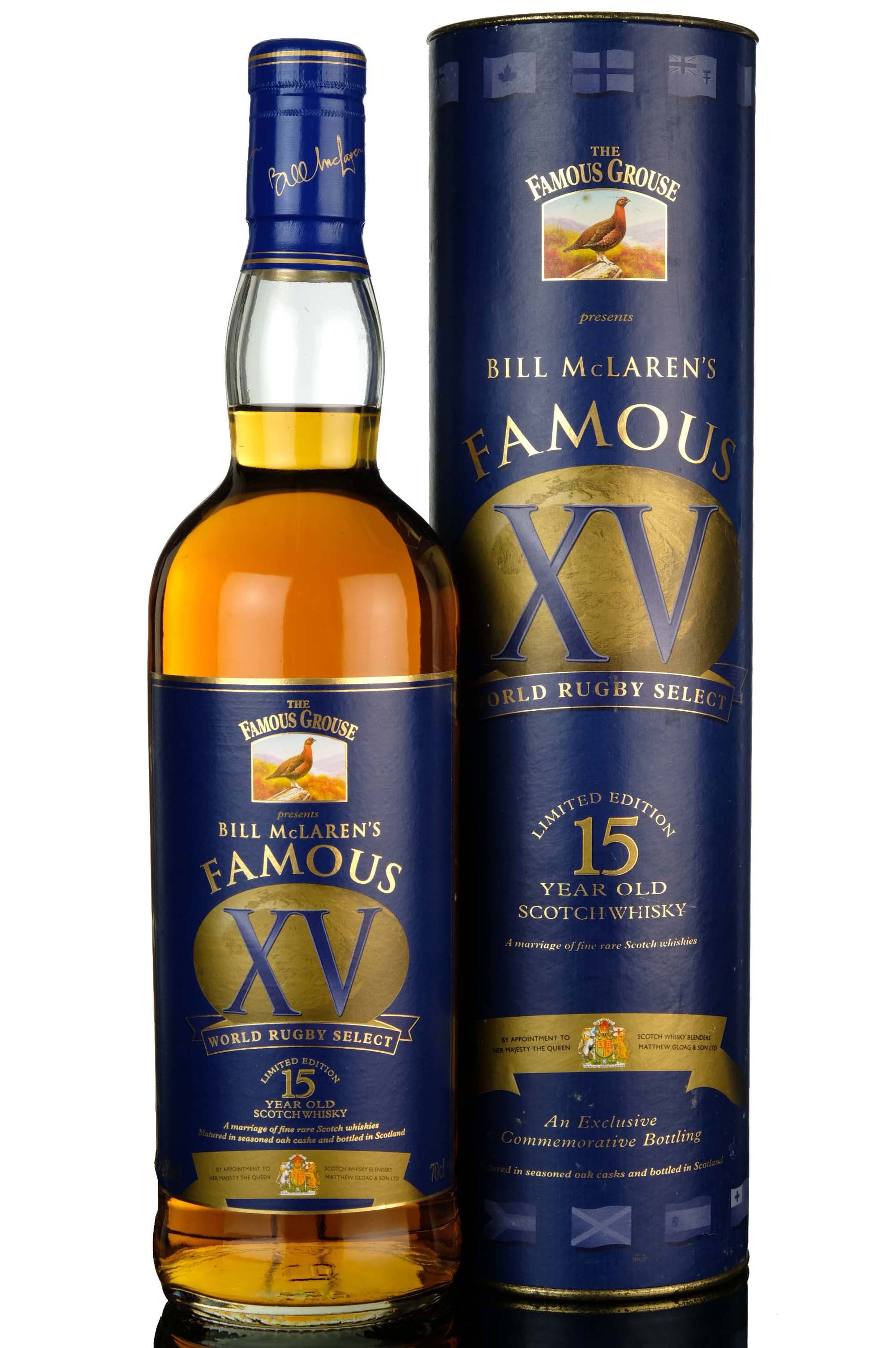 Famous Grouse 15 Year Old - Bill McLarens XV World Rugby Select