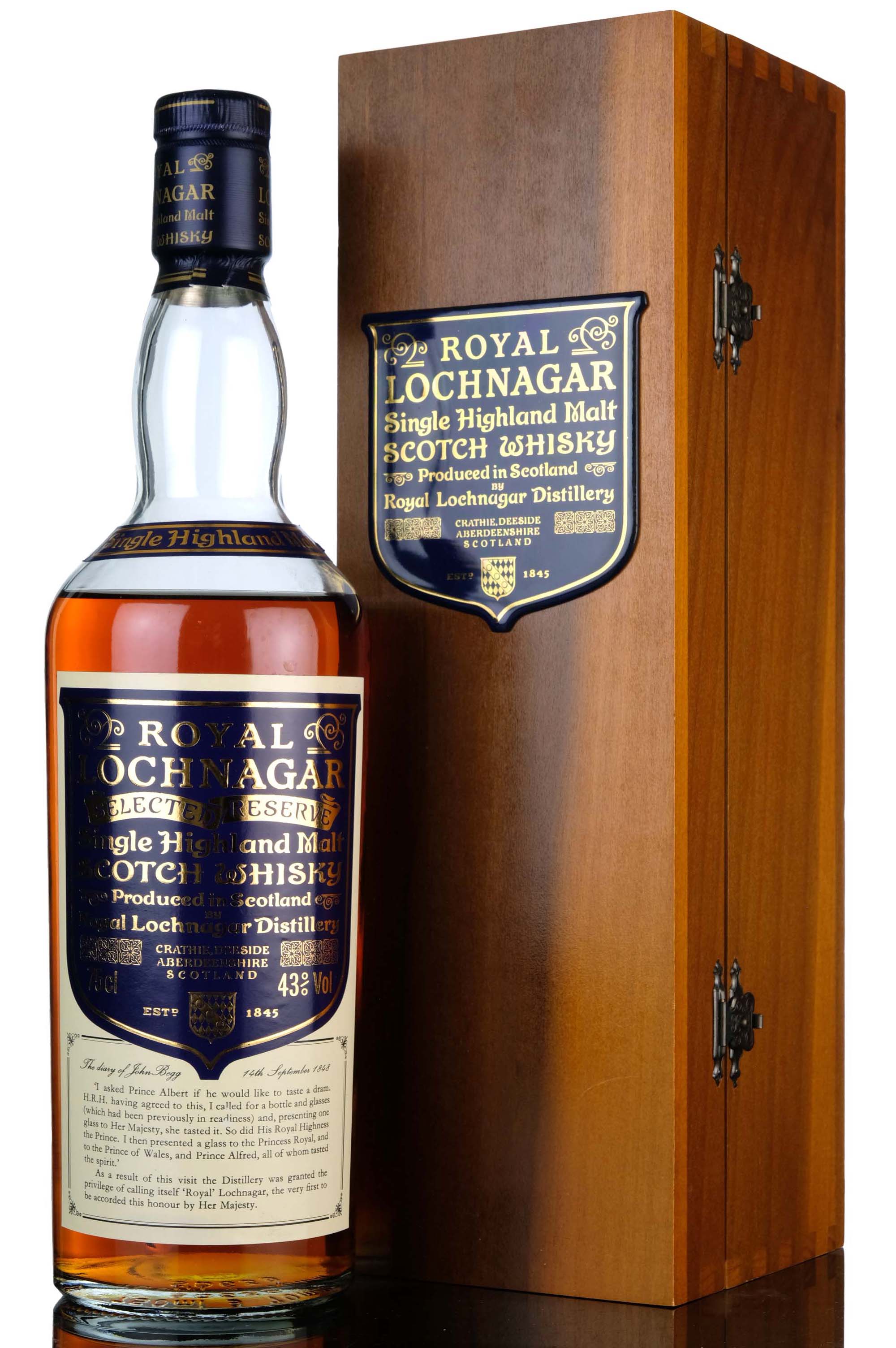 Royal Lochnagar Selected Reserve - Circa 1990