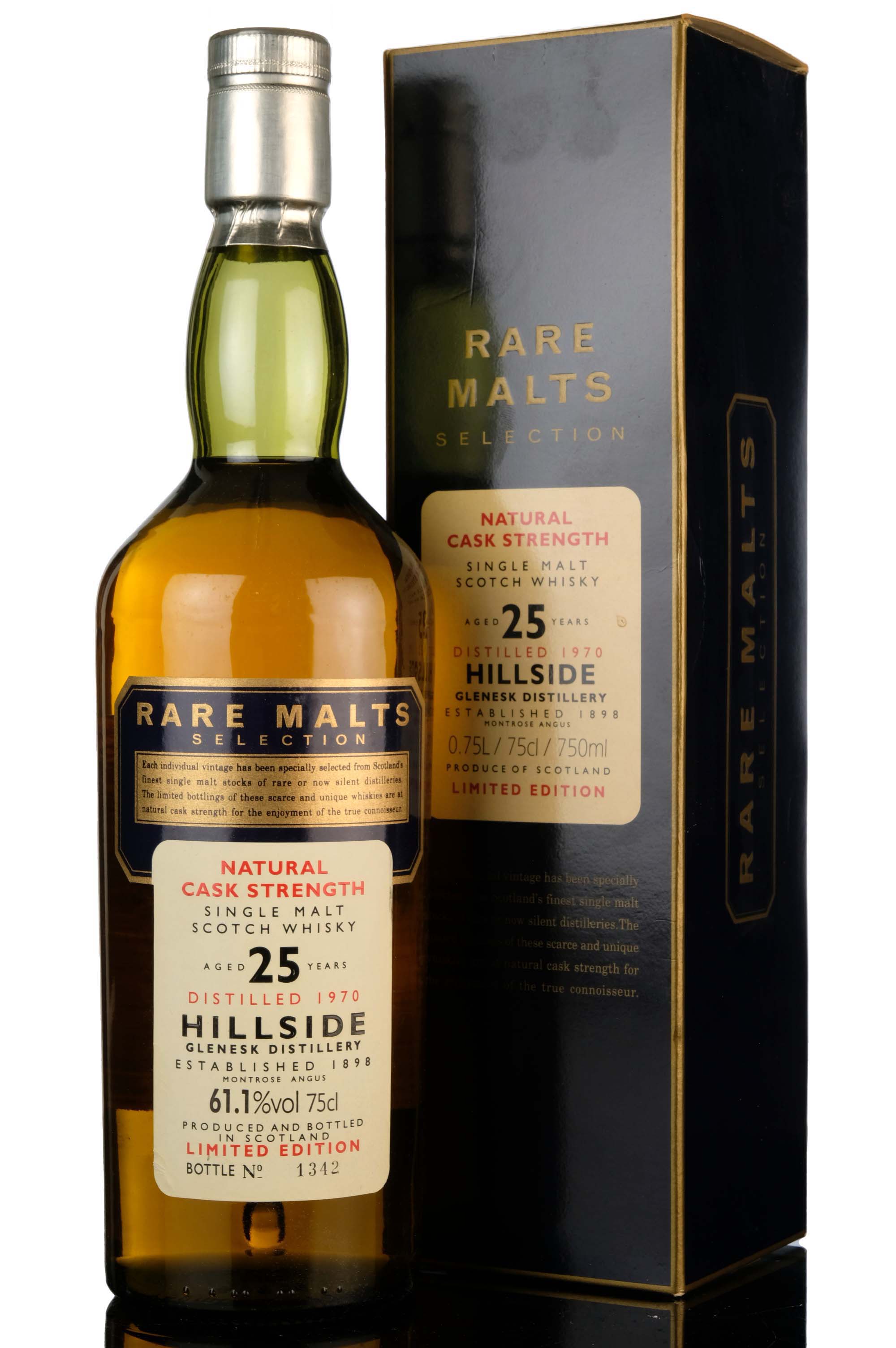 Hillside 1970 - 25 Year Old - Rare Malts 61.1%