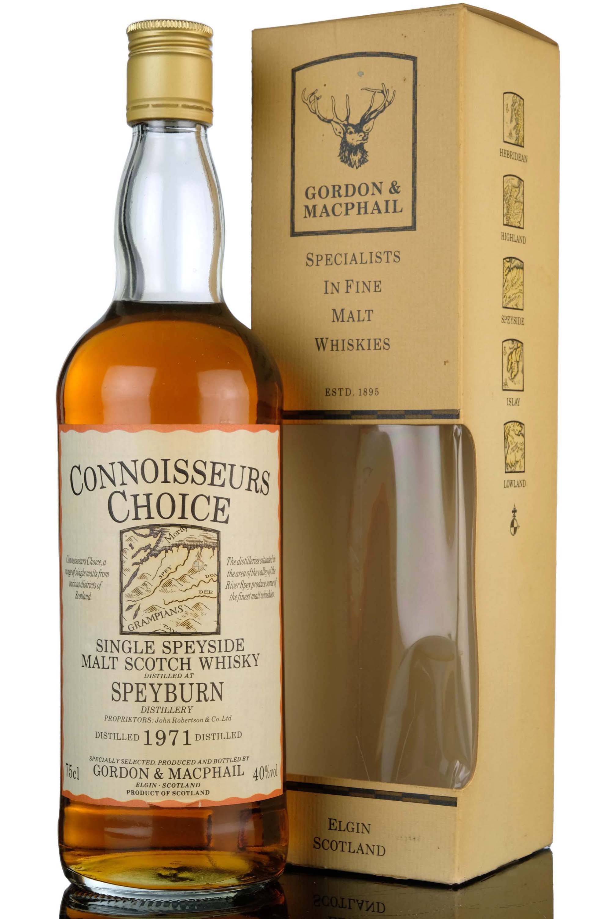 Speyburn 1971 - Gordon & MacPhail - Connoisseurs Choice