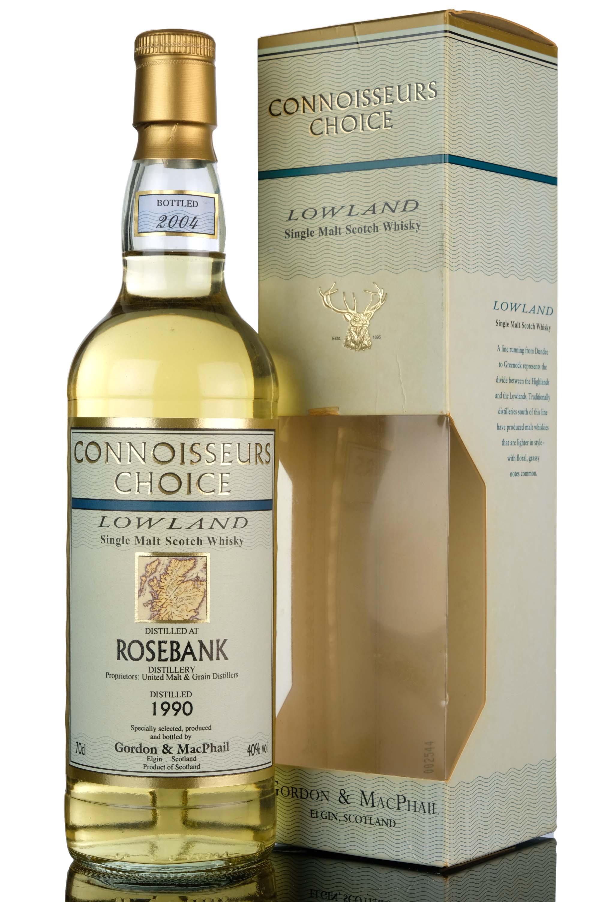 Rosebank 1990-2004 - Gordon & MacPhail - Connoisseurs Choice
